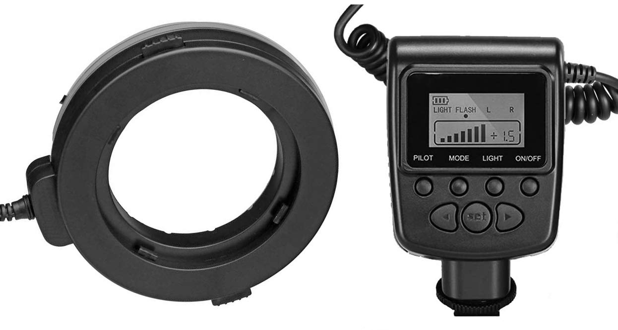 Canon EOS Rebel T5i Macro LED Ring Light - Dual Flash for Photography