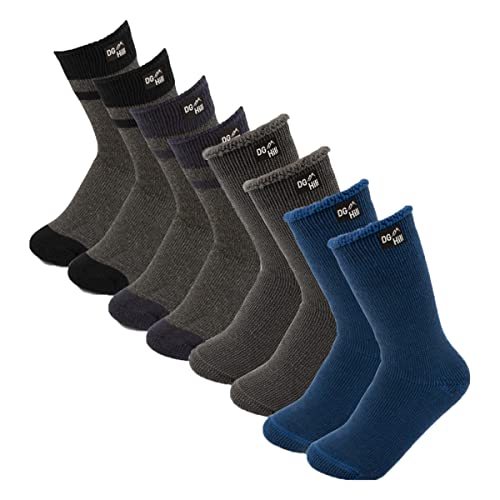 Blue Gray/Blue Gray Stripe, 4 Pairs