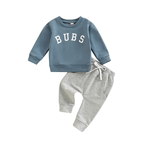 Fall & Winter Baby Boy Clothes Set - Cozy Sweatshirt & Long Pants Sweatsuit Outfit for Toddlers | Cute Infant Boy Fashion for Playdates & Family Photos