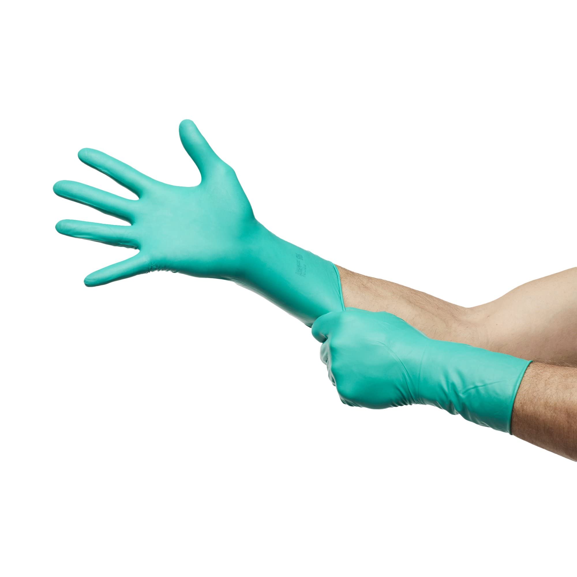 McKesson Perry Synthetic Surgical Gloves [50 Pairs] - Sterile, Powder-Free Neoprene Gloves for Medical & Healthcare Professionals | Chemo Tested, Size 8.0, Green | Ideal for Surgery, Dental Work & Laboratory Use