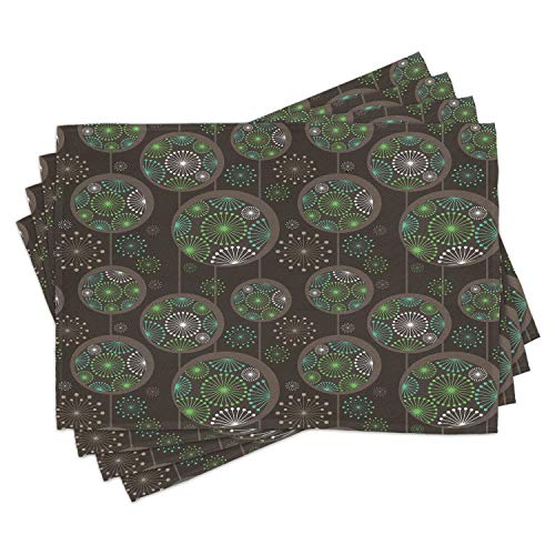 Green Brown White