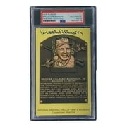 Brooks Robinson Autographed 4x6 Baltimore Orioles Hall of Fame Plaque Card with PSA/DNA Certification 85025719 - Perfect for Baseball Memorabilia Collectors and Sports Fans Display
