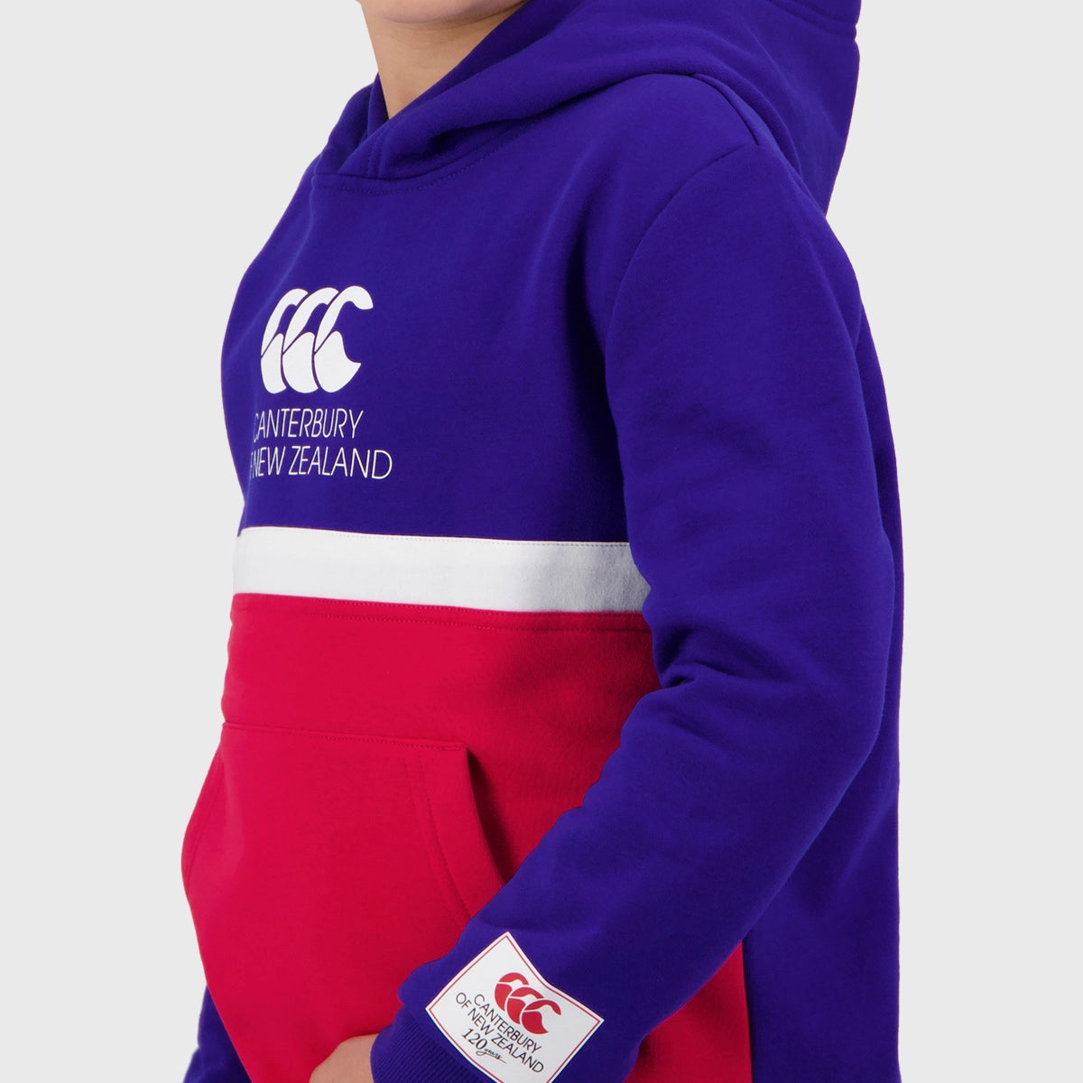 Canterbury Kids Legends Hoodie - Royal Blue & Red Pullover for Boys & Girls | Perfect for School, Sports & Outdoor Activities
