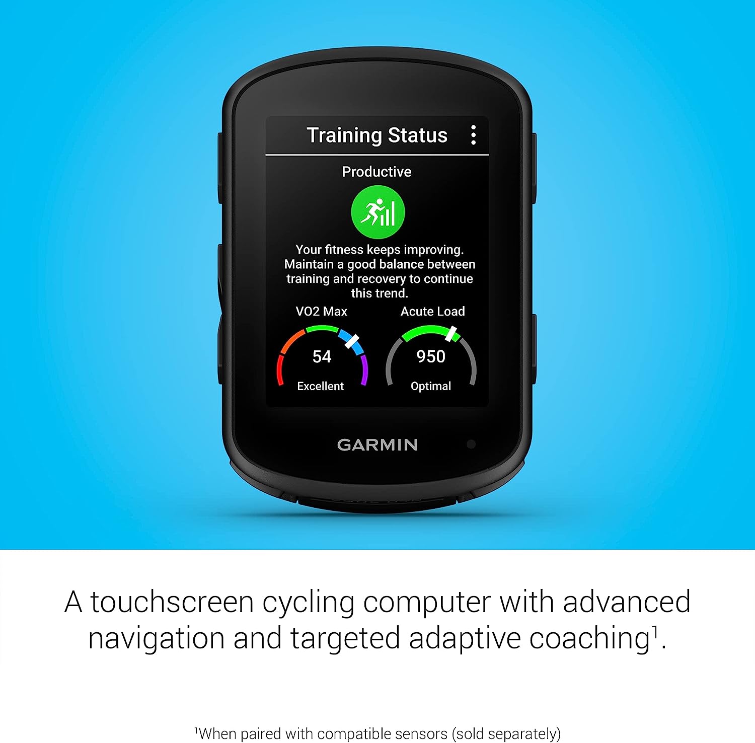 Garmin Edge 840 GPS Bike Computer - Advanced Cycling GPS with Performance Metrics, Navigation & Training Features - Perfect for Road Biking, Mountain Biking & Indoor Training