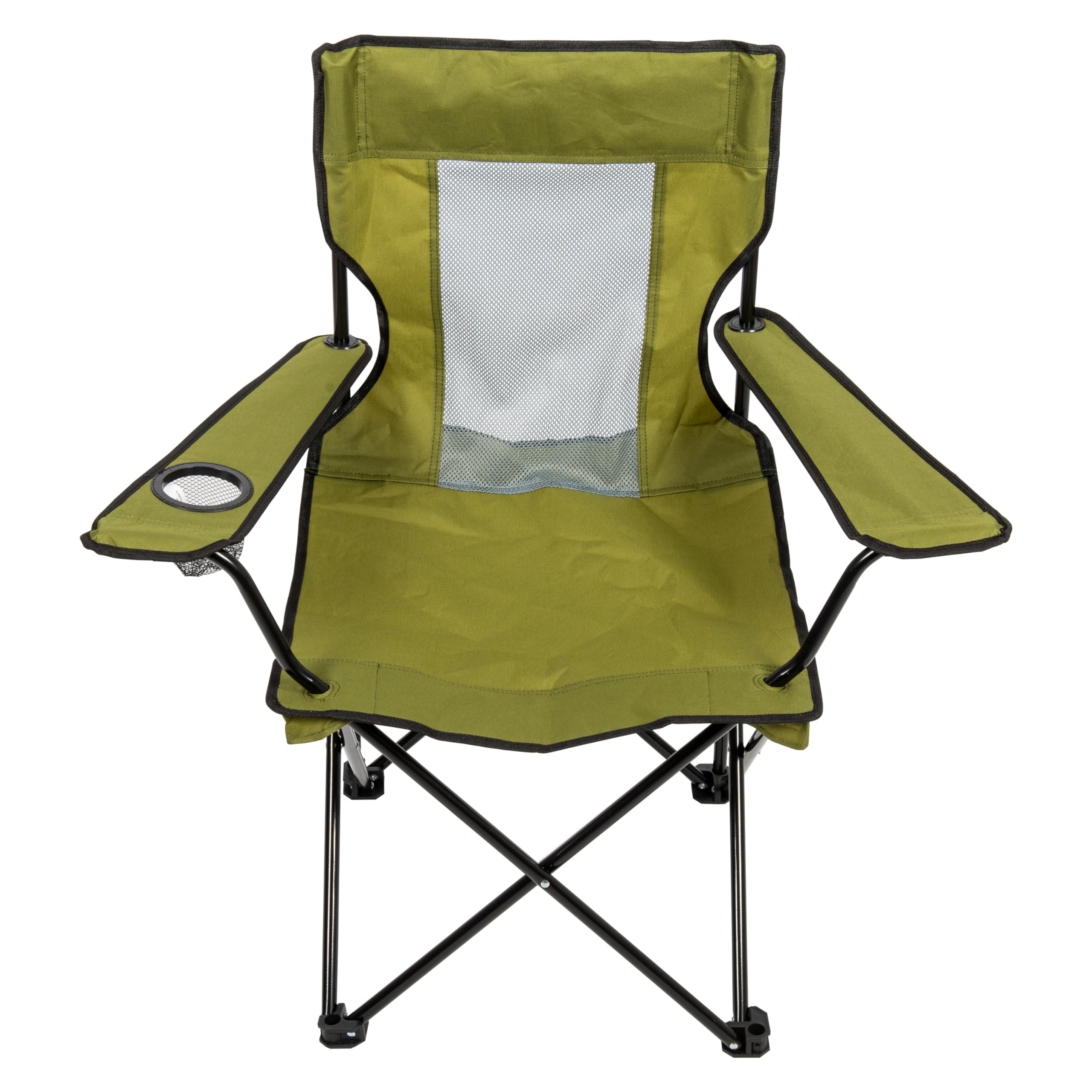 Portable Max Quad Camping Cup Holder with Carrying Bag - Heavy Duty Chair Accessory for Outdoor, Beach, Picnic & Tailgating Parties