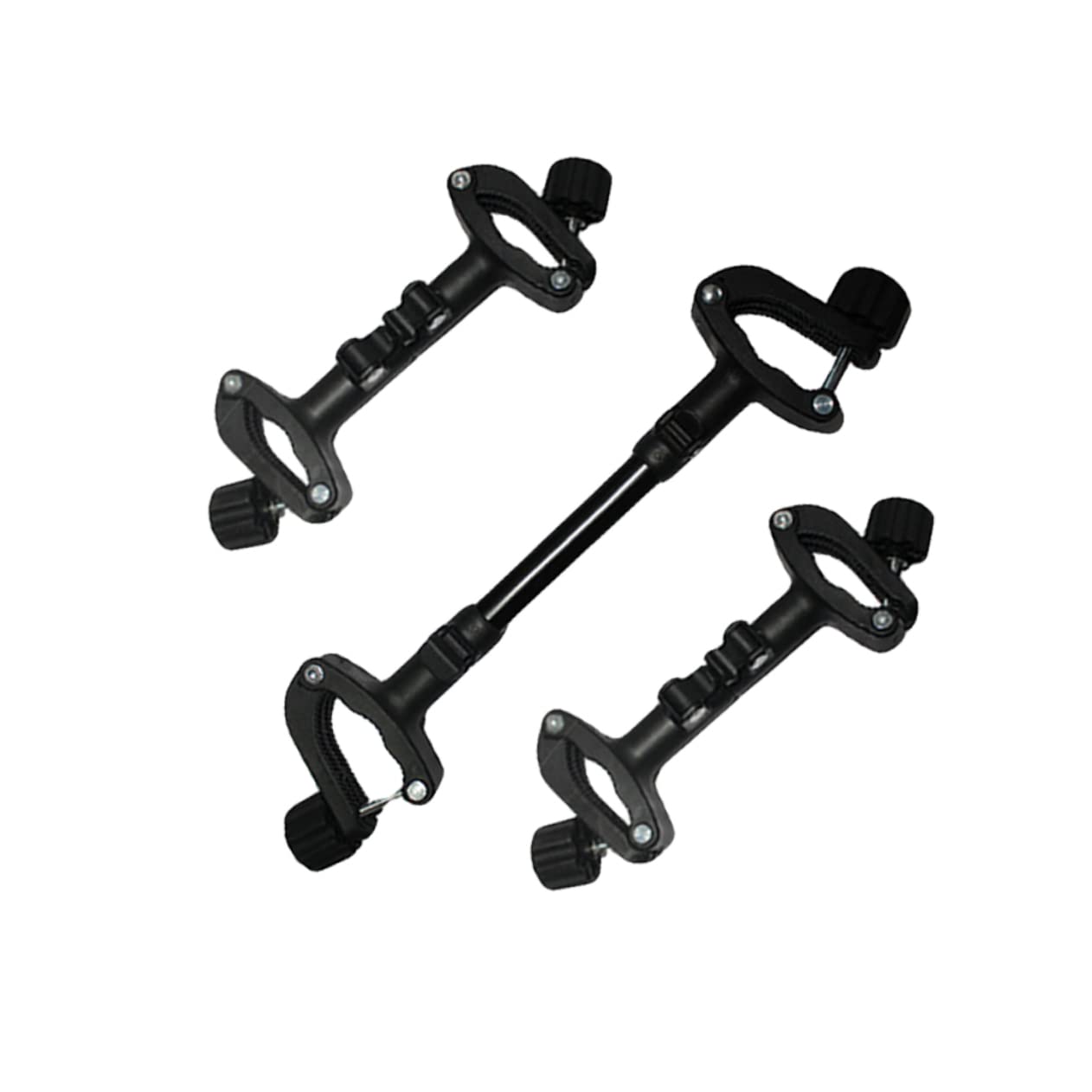 Durable Stroller Connector for Twin Baby Strollers - Quick Install & Detachable Accessory with Sturdy Iron-Plastic Construction | Perfect for Travel, Shopping & Outdoor Activities with Twins