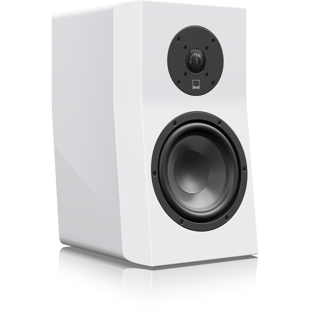SVS Ultra Evolution Bookshelf Speakers - Gloss White - High-Performance Audio for Home Theater & Music - Perfect for Living Rooms, Studios & Home Theaters