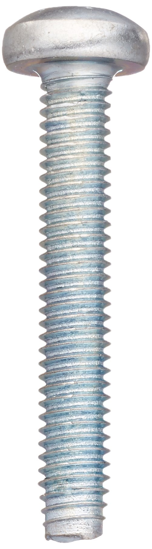 M4-0.7 Steel Thread Rolling Screws - Zinc Plated Pan Head (100pcs) for Metal Fastening