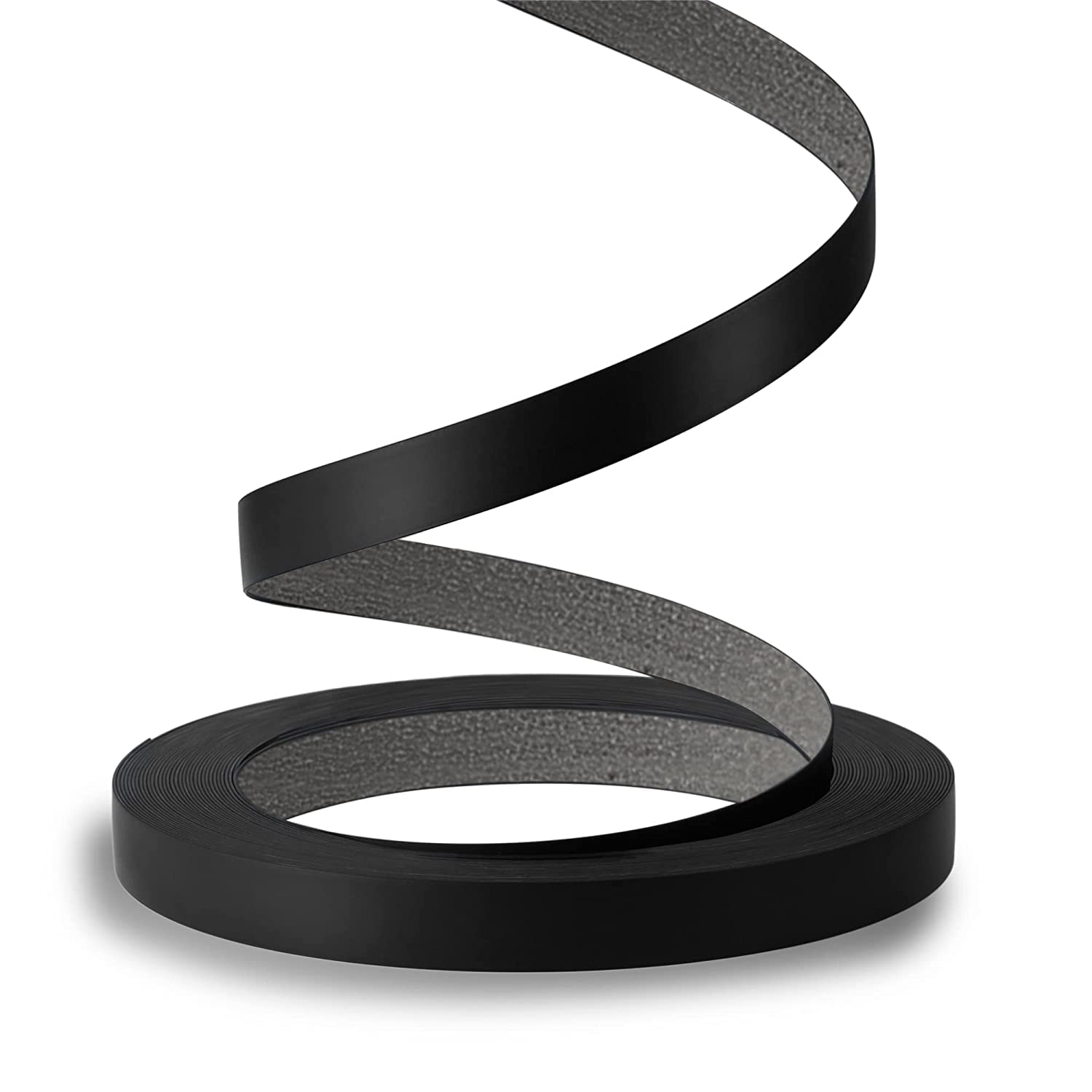 2 Inch x 250ft Black PVC Edge Banding Roll - Pre-Glued Flexible Veneer Tape with Hot Melt Adhesive for Cabinet Repair & Furniture Restoration - Perfect for DIY Projects, Home Improvement, and Woodworking Edge Finishing
