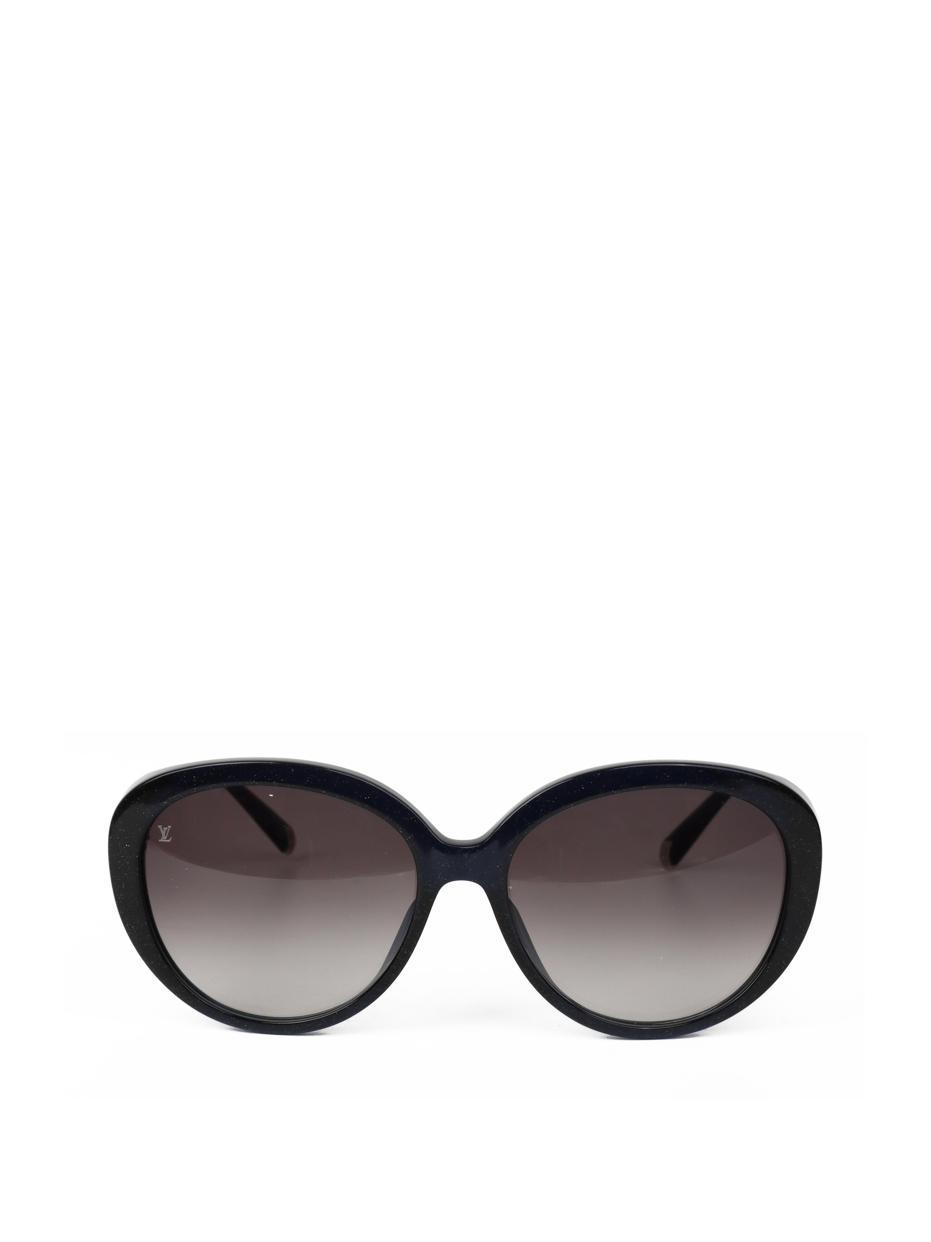 Louis Vuitton Z0597 Black Glitter Bluebell Sunglasses for Women - Luxury Designer Shades for Beach, Driving & Fashion Outfits