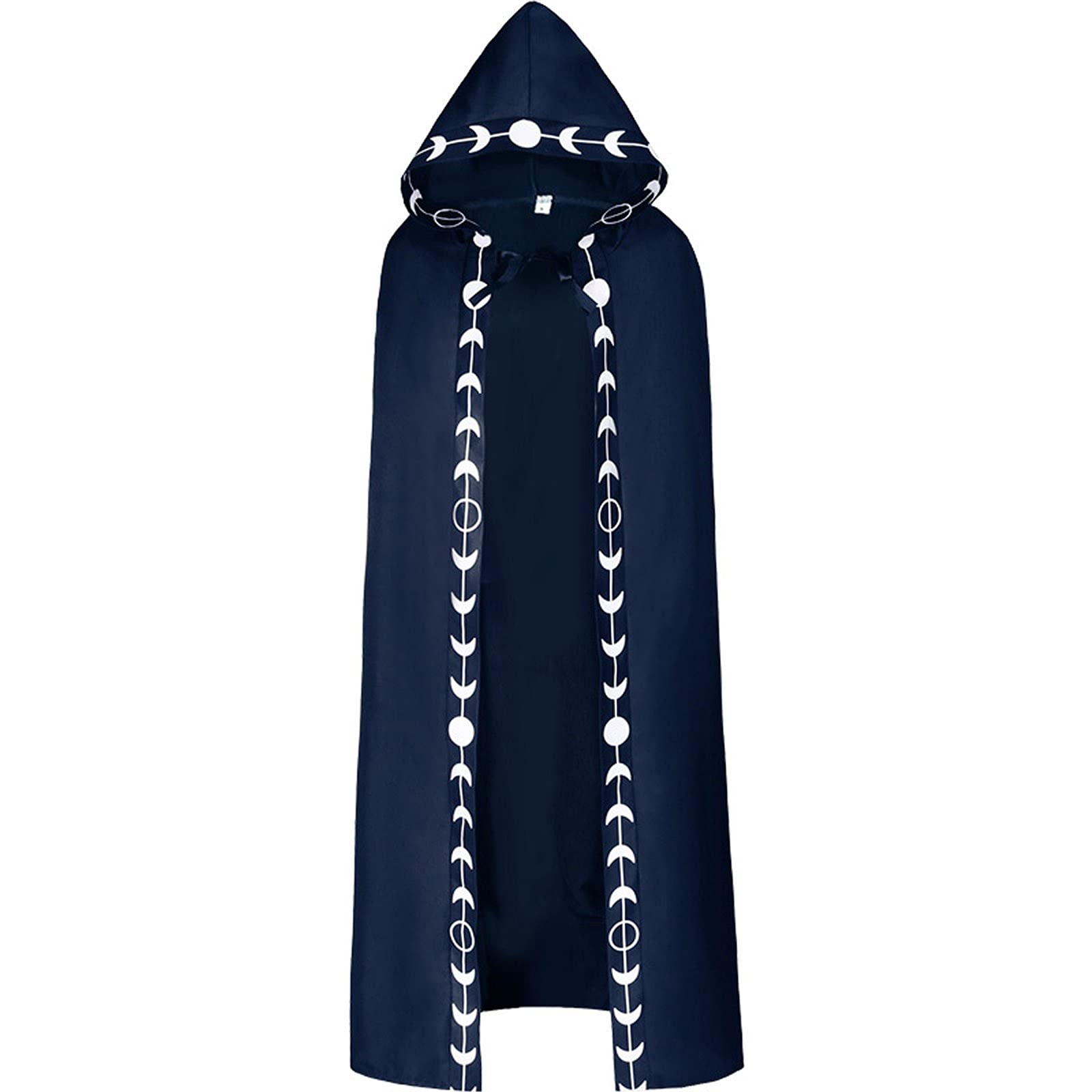 Men's Halloween Hooded Robe Costume - Adult Medieval Tunic Cloak with Long Sleeves for Cosplay, Stage Performances & Gothic LARP Events