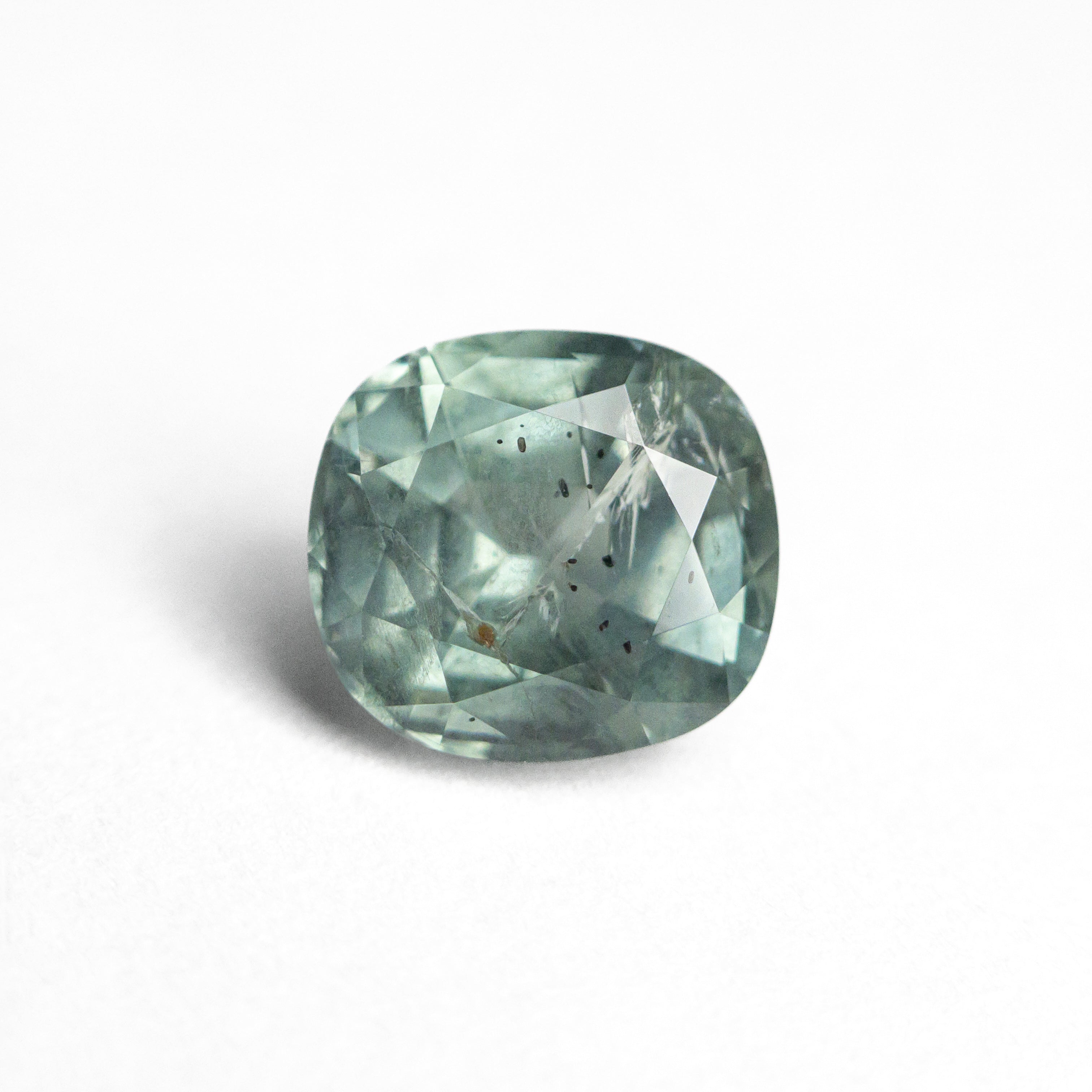 2.09ct Cushion Cut Blue Sapphire Gemstone - 7.31x6.72x4.83mm Natural Loose Stone for Jewelry Making, Engagement Rings & Fine Collections