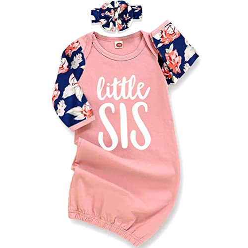 A Pink Vintage Flower Navy Blue Sleeve
