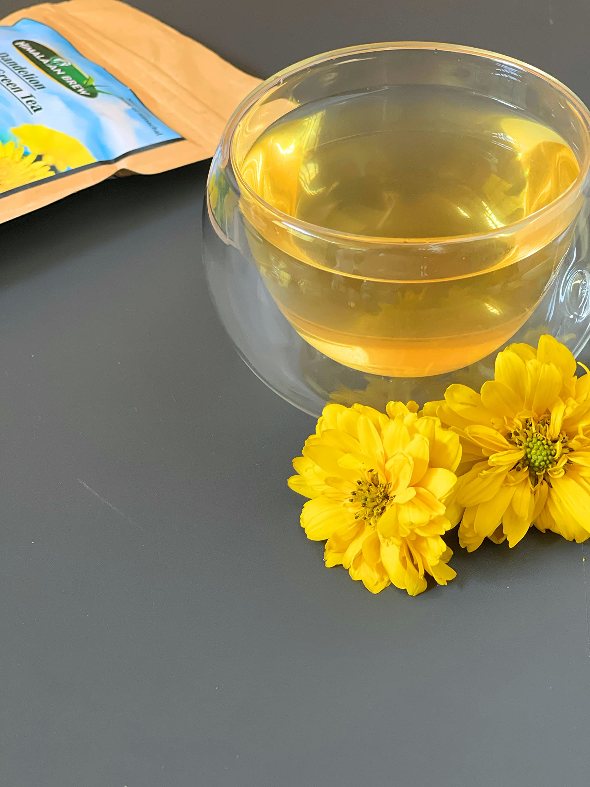 Organic Pure Dandelion Root Tea - 100% Natural Herbal Detox Tea for Liver Cleansing & Digestion | Caffeine-Free Wellness Tea for Relaxation & Weight Loss | Perfect for Morning Detox or Evening Relaxation