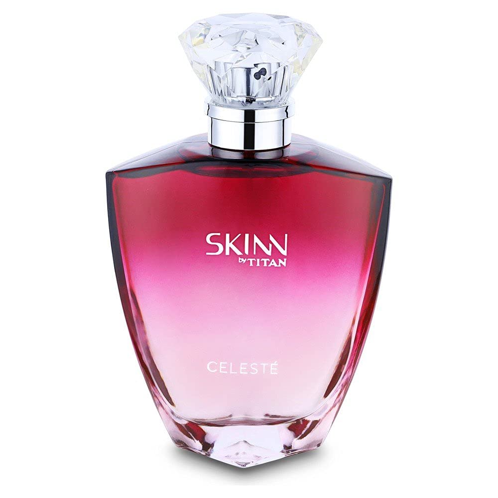 Skinn by Titan Celeste Long-Lasting Liquid Wood Perfume for Women - 100ml Eau de Parfum | Premium Fragrance with Woody Notes | Perfect Gift for Her | Daytime & Evening Wear