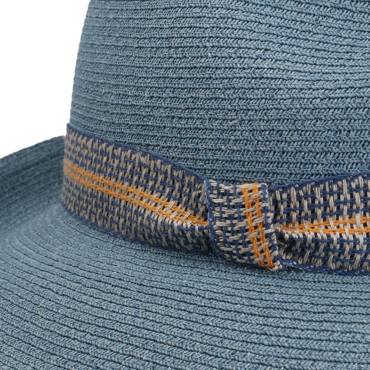 Stylish Simone Raffia Hat by Mayser - Women's Summer Wide Brim Sun Hat for Beach, Vacation & Outdoor Activities