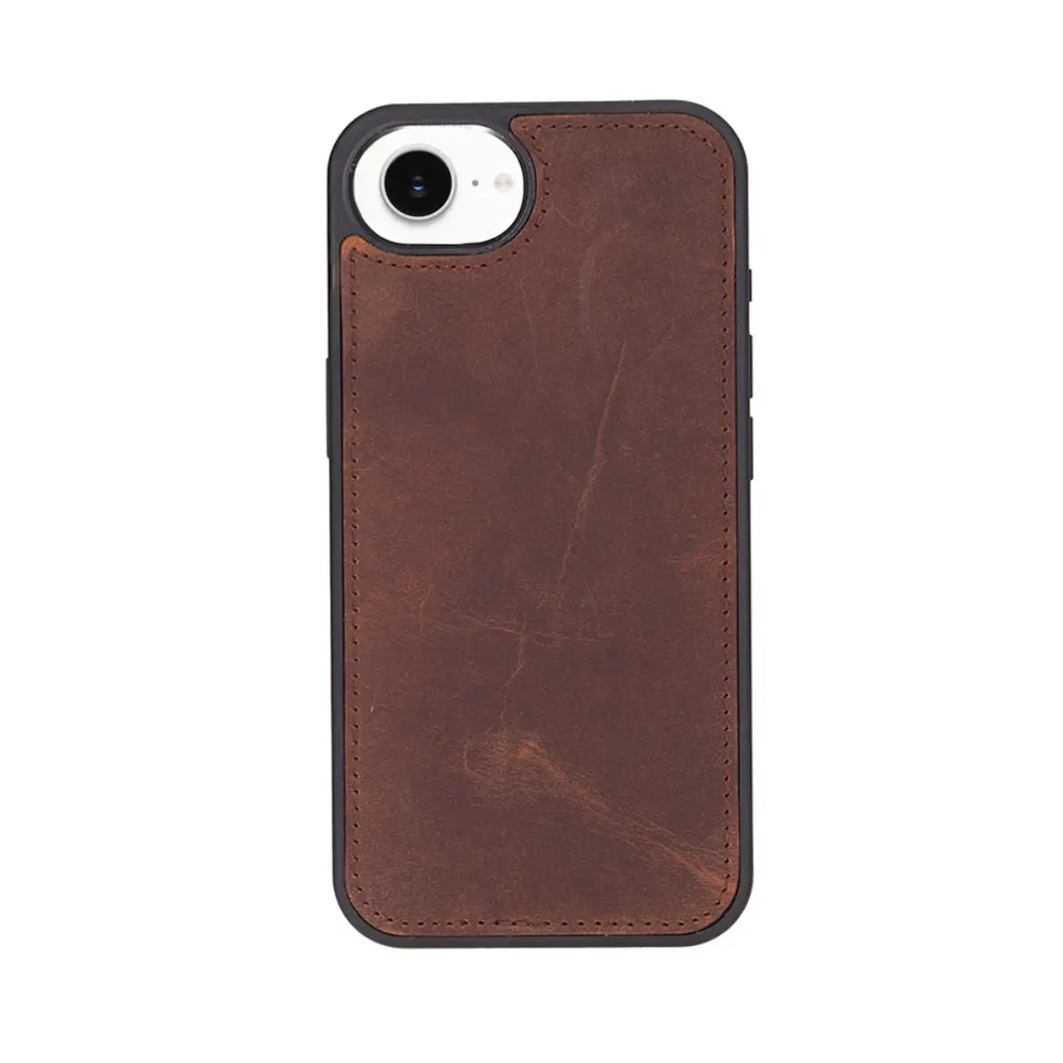 Vintage Brown Leather Wallet Case for iPhone 16 - Slim RFID Blocking Phone Cover with Card Slots | Perfect for Everyday Use, Travel & Business Professionals