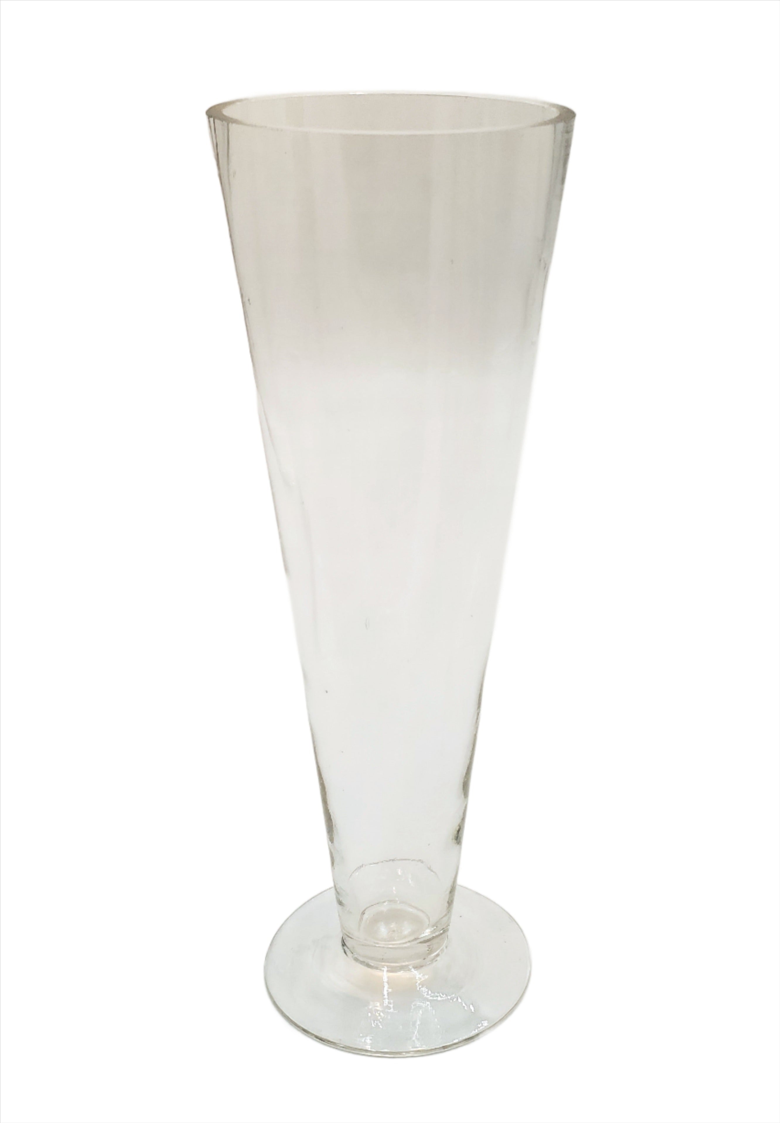 12x4.25 Inch Clear Glass Vase for Flowers - Modern Cylinder Centerpiece for Home Decor, Wedding, Party & Office Arrangements