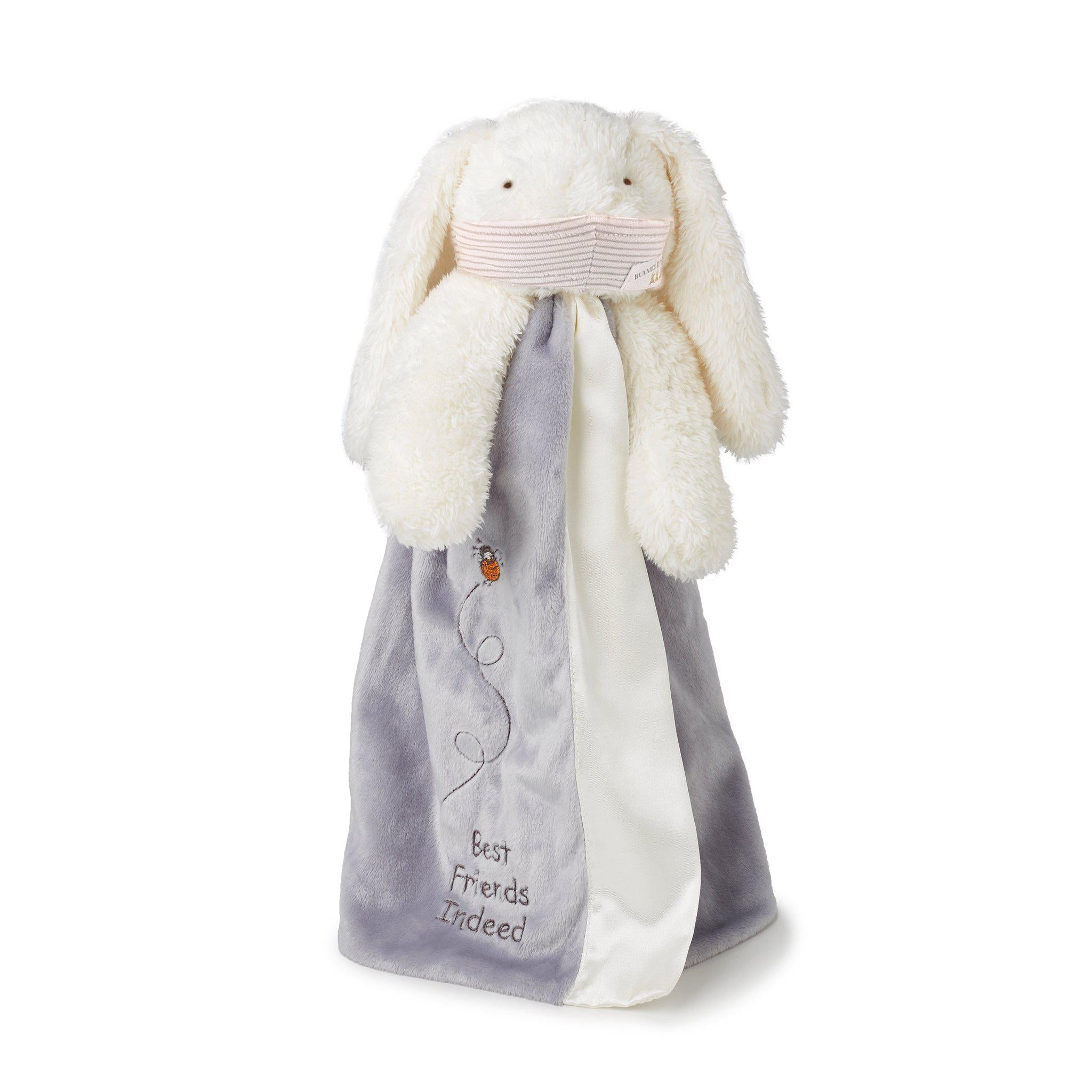 Bloom Bunny Buddy Blanket with Face Mask - Soft Plush Throw for Adults & Kids - Perfect for Cuddling, Lounging, and Travel