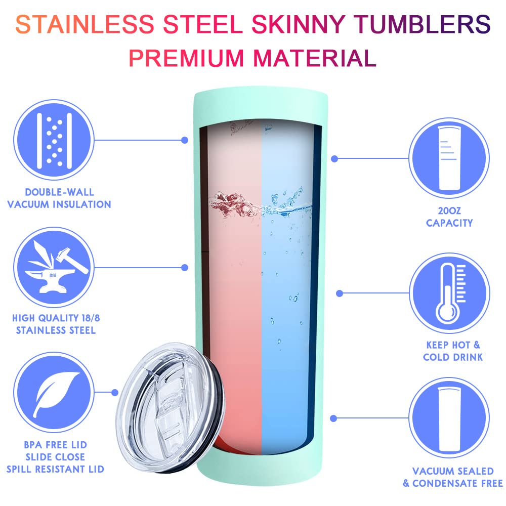 20Oz Cat Lover Wine Tumbler with Straw & Keychain - Best Cat Mom Ever Gift for Women, Christmas, Birthday & Mother's Day - Insulated Travel Cup for Cat Themed Lovers (Green) - Perfect for Coffee, Wine & Outdoor Adventures