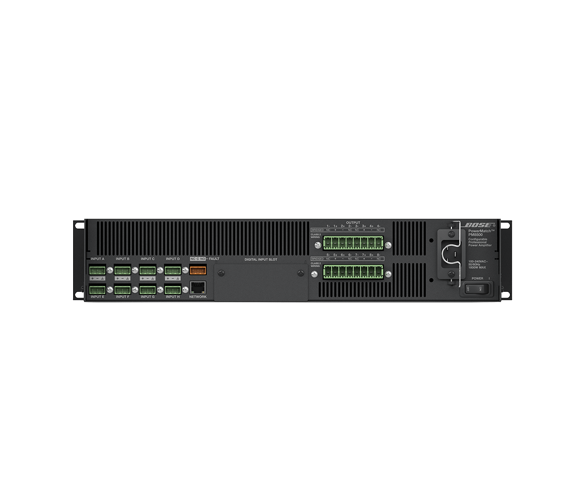Bose Professional PM8500 PowerMatch Configurable Power Amplifier - High Performance Audio for Concerts, DJ Gigs & Live Events
