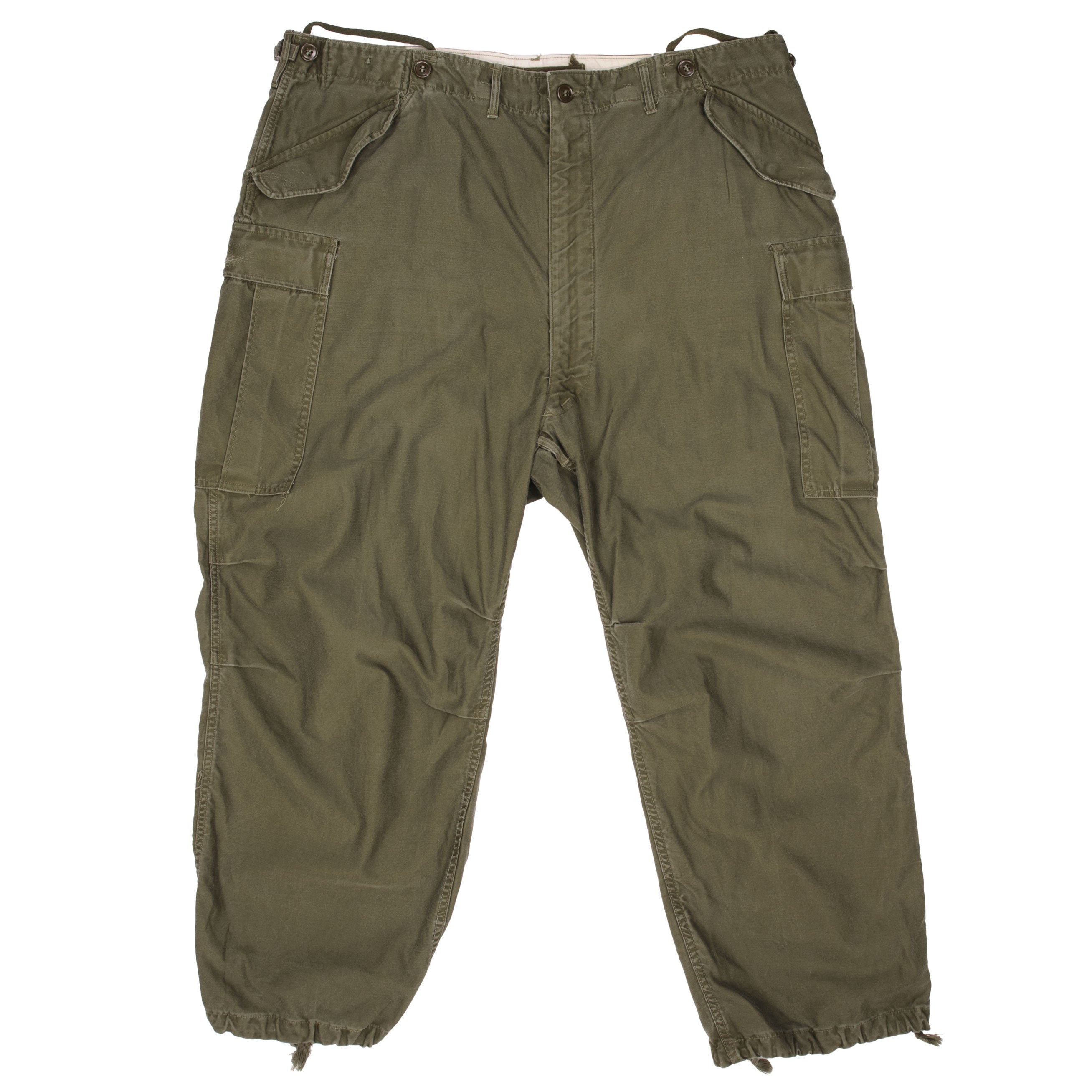 Vintage US Army M51 Field Trousers Pants - Korean War Era (1952) - Size XL Regular W42 L28 - Military Surplus for Outdoor Adventures & Historical Reenactments