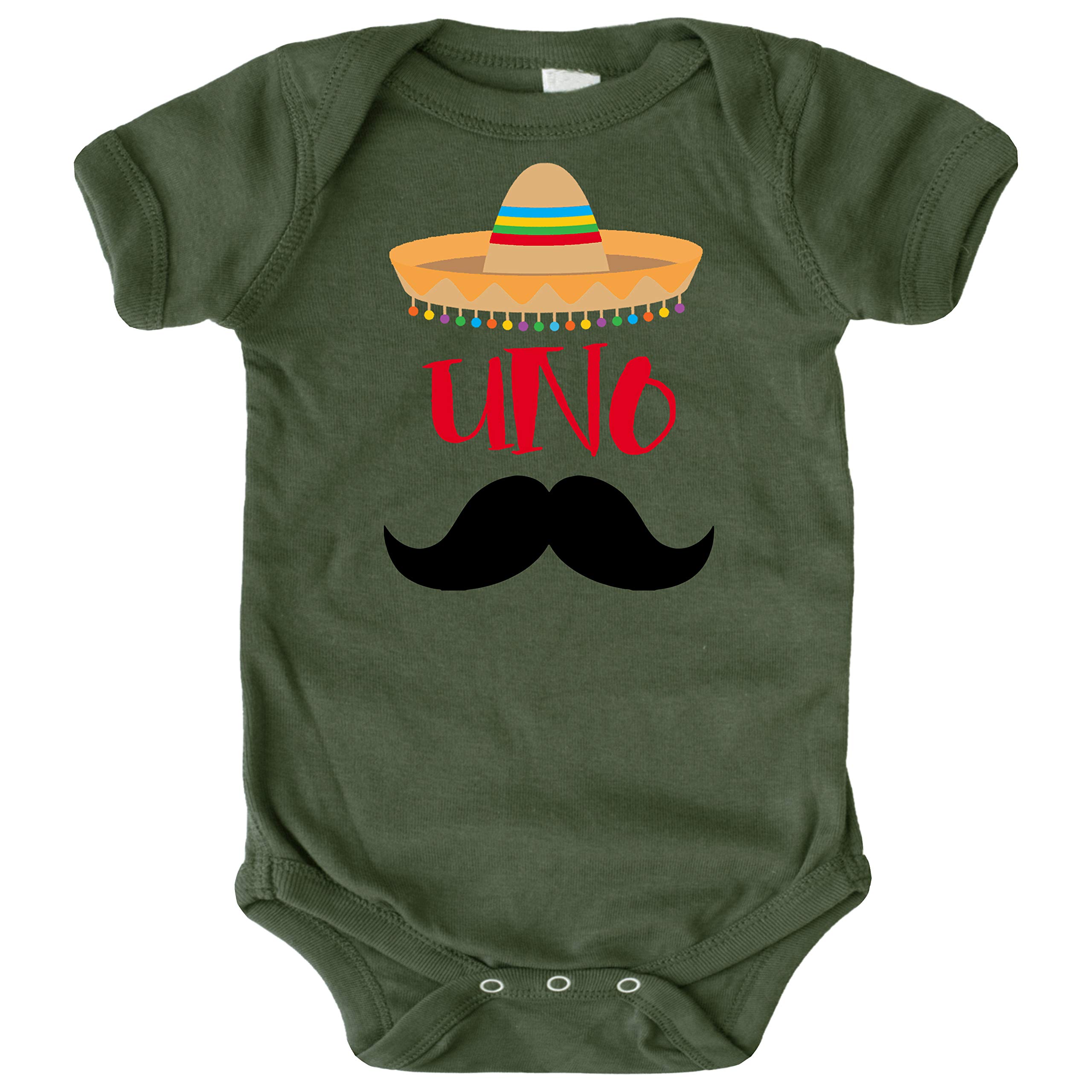 1st Birthday Outfit for Baby Boy - Fiesta Themed Sombrero & Mustache Uno Bodysuit | Perfect for First Birthday Party, Photo Shoots & Special Occasions