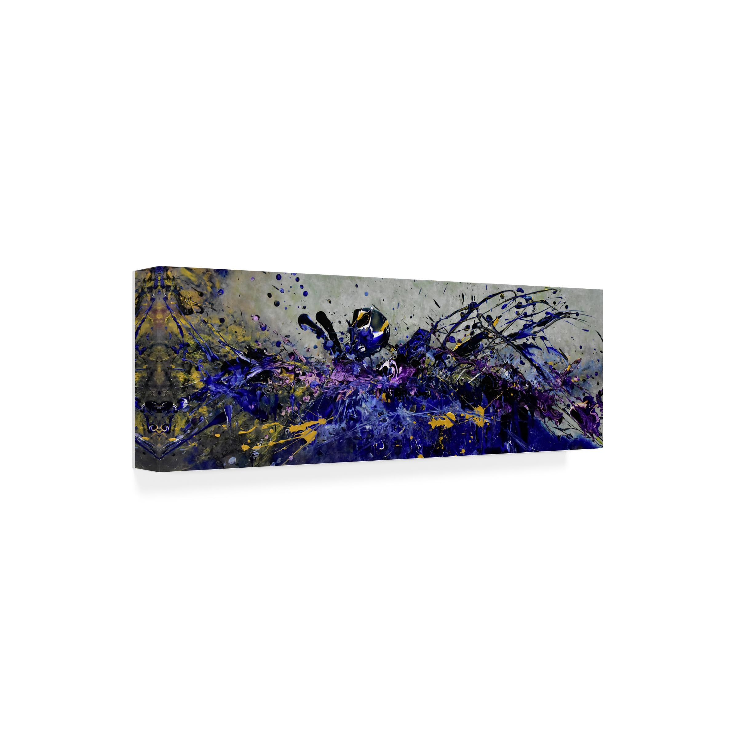 Trademark Fine Art 'Harvesting the Universe' Canvas Wall Art by Aleta Pippin - Modern Abstract Painting for Living Room & Office Decor