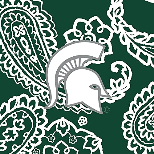 Michigan State University Dk Green/White Bandana