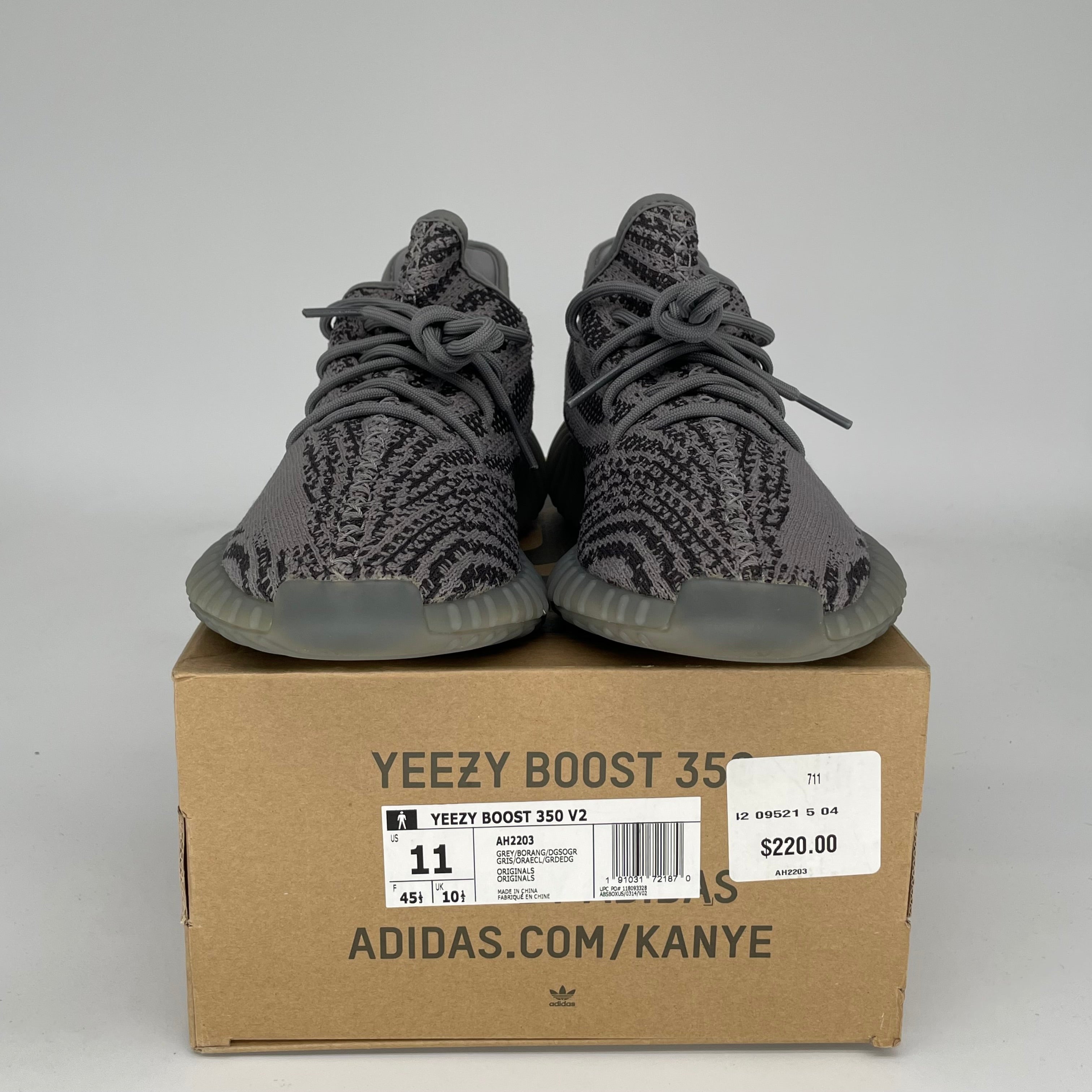 Adidas Yeezy Boost 350 V2 Beluga 2.0 Men's Running Shoes - Size 11 (AH2203) | Comfortable Sneakers for Jogging, Gym & Casual Wear