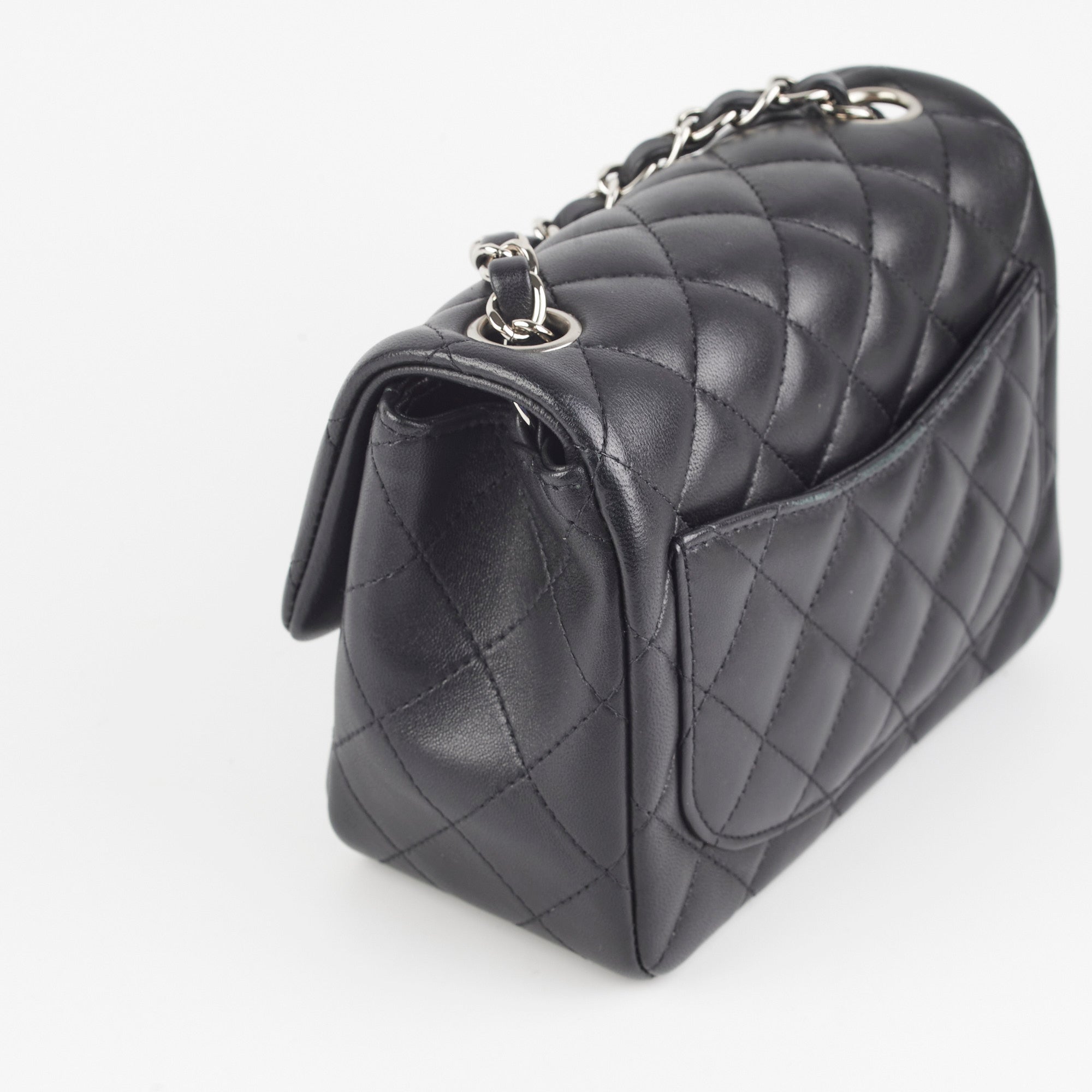 Chanel Mini Square Lambskin Black Crossbody Bag - Luxury Designer Handbag for Women | Perfect for Evening Events, Date Nights & Special Occasions