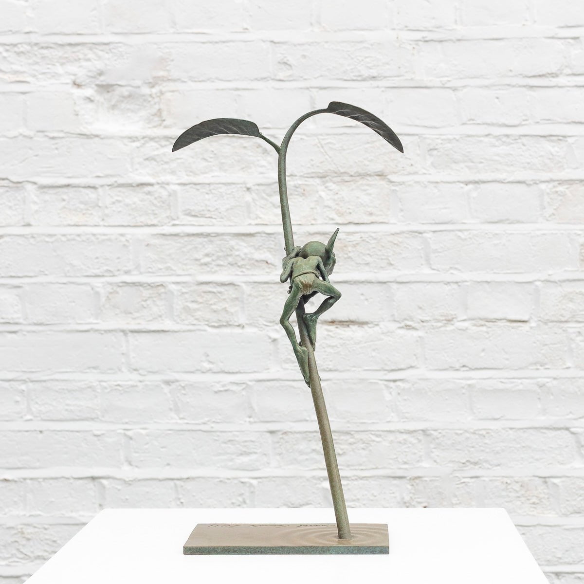 Amazon Goblin Bronze Sculpture (Small Edition) - Handcrafted Home Decor, Office Desk Art & Fantasy Collectible Gift
