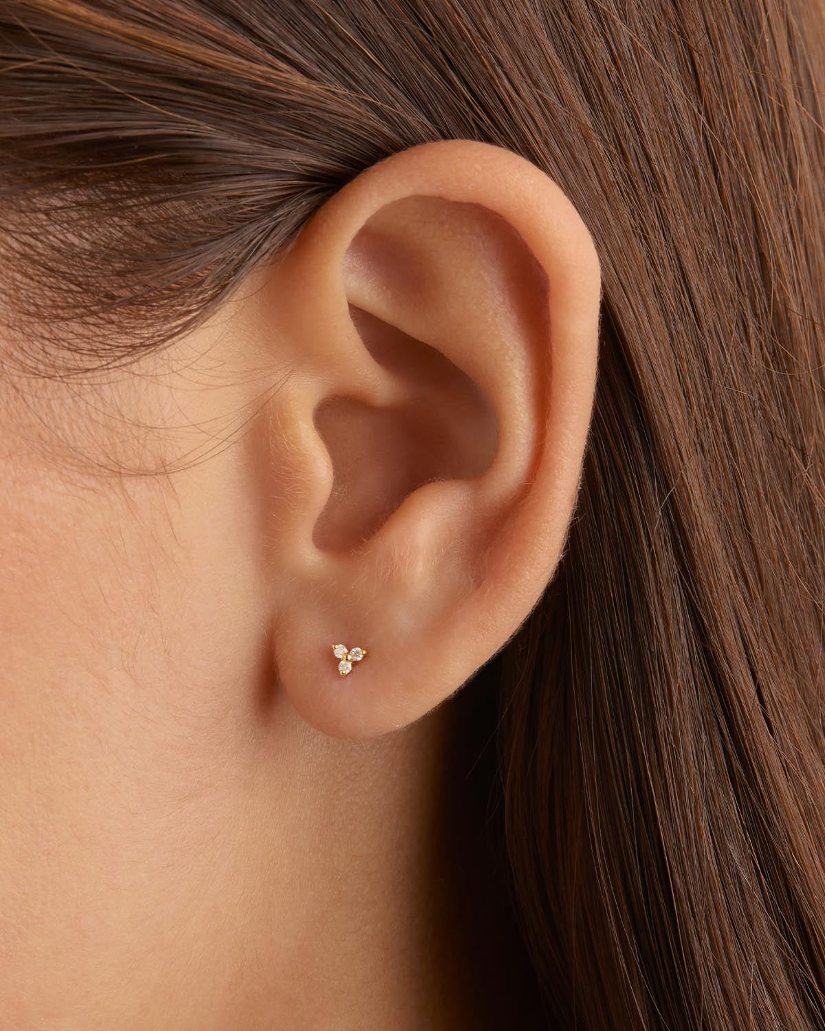 14K Solid Gold Twilight Diamond Stud Earrings for Women – Sparkling Dainty Jewelry for Everyday Wear & Special Occasions