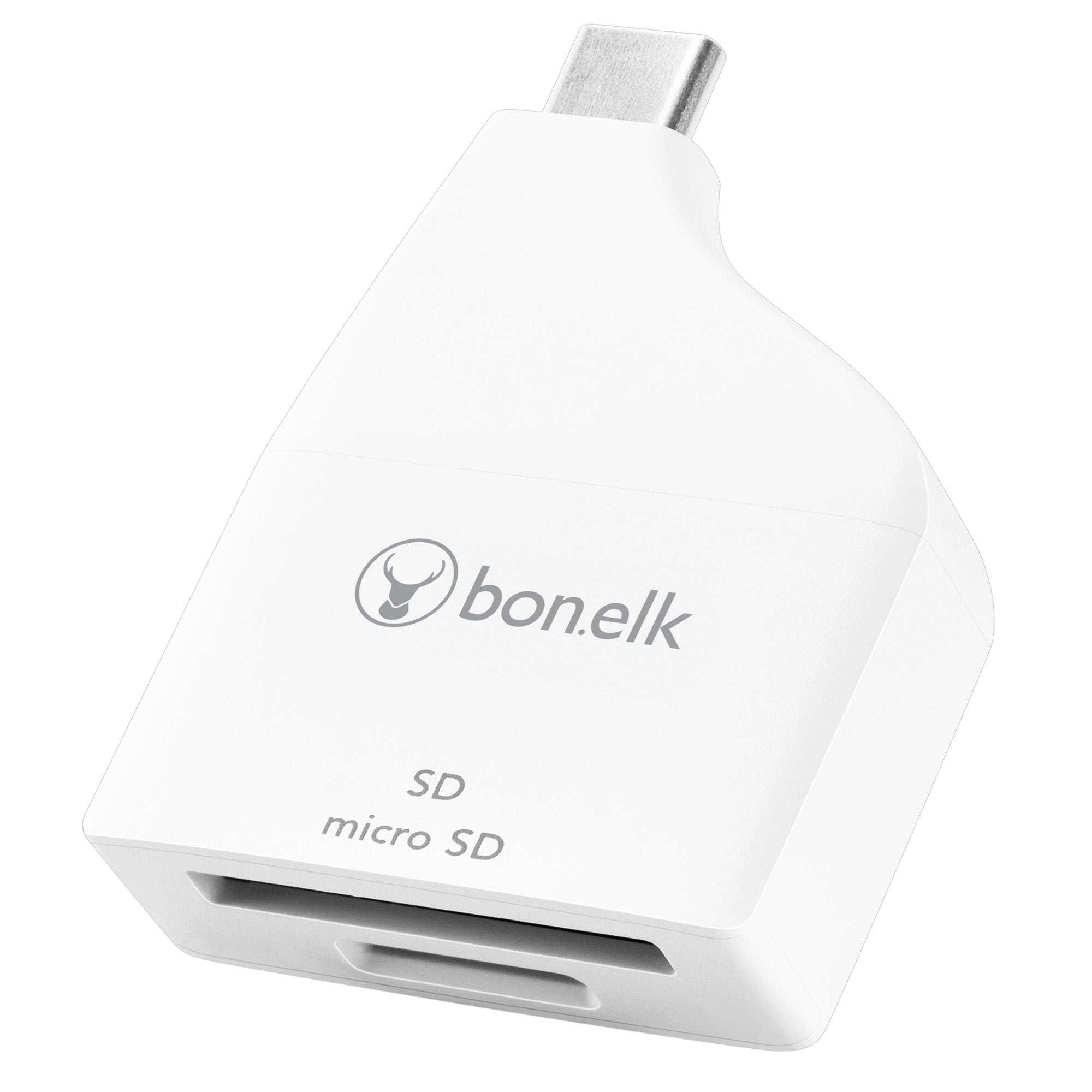 Bonelk USB C to MicroSD/SD Card Reader Adapter - Fast Data Transfer for Smartphones, Laptops, Cameras & More - Perfect for Travel, Photography & File Backup