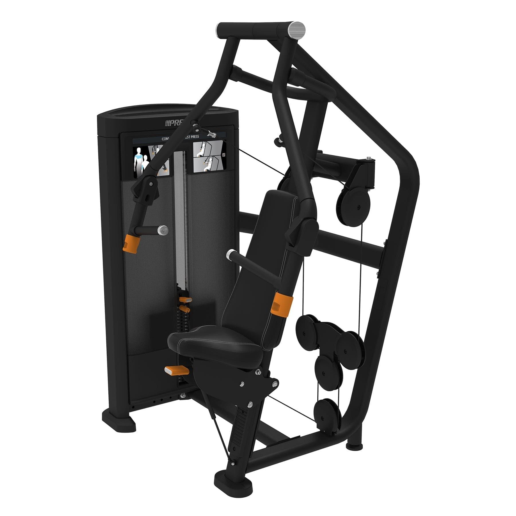 Precor Resolute Series Converging Chest Press (RSL0414) - Commercial Grade Gym Equipment for Strength Training & Home Fitness Workouts - Perfect for Gyms, Fitness Centers & Home Gym Setups
