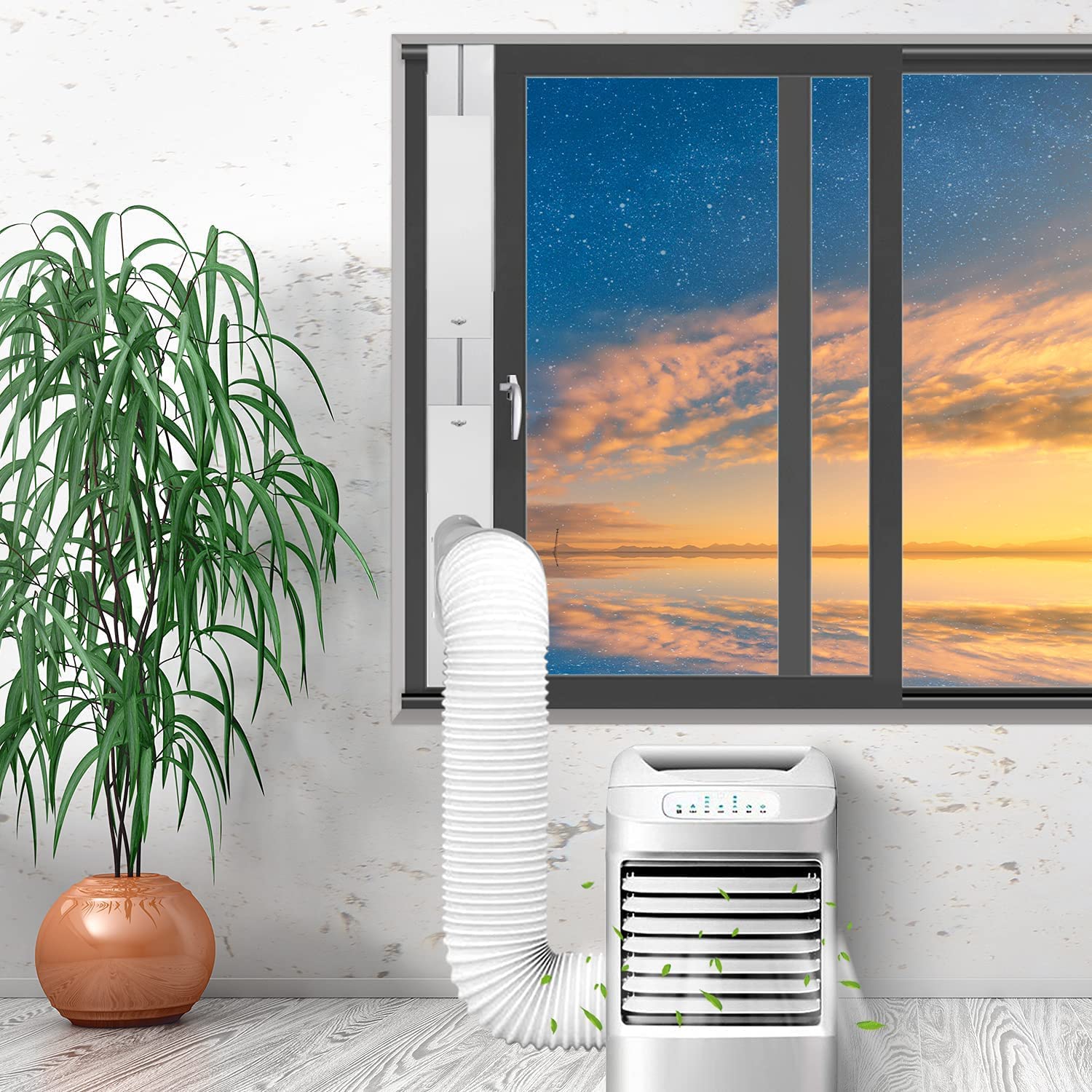 Universal Portable Air Conditioner Window Kit - 5.1