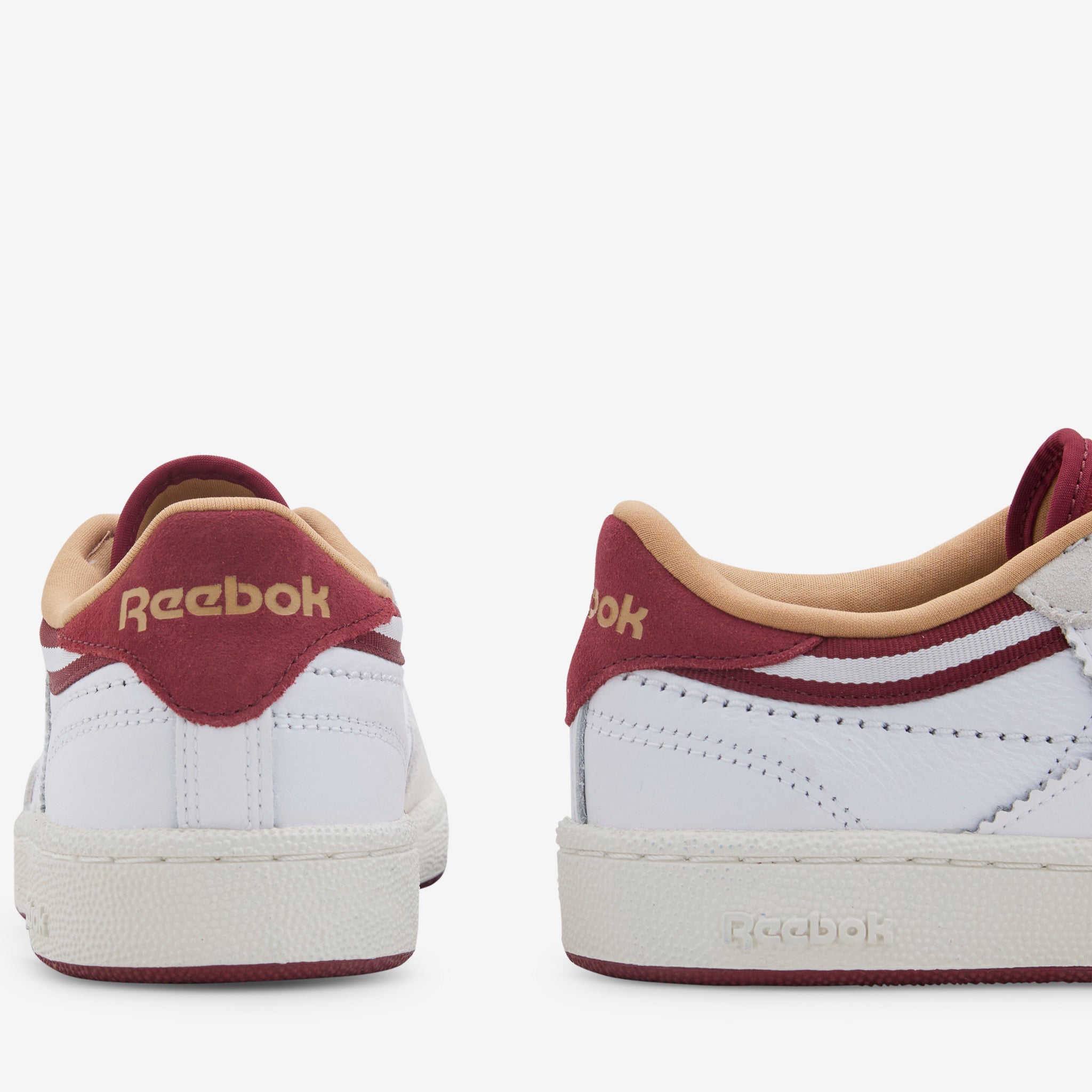 Reebok Club C 85 Vintage Sneakers - White, Retro Red & Chalk | Classic Retro Running Shoes for Men & Women | Perfect for Casual Wear, Gym & Street Style