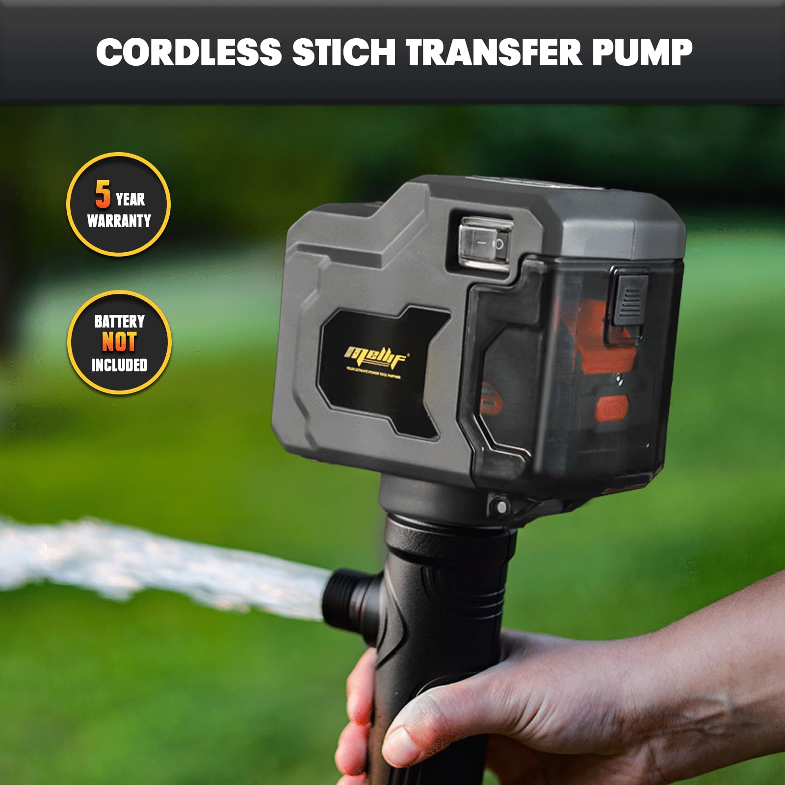 DeWalt 20V Max Cordless Brushless Transfer Pump - 720GPH Portable Utility Water Pump with 39