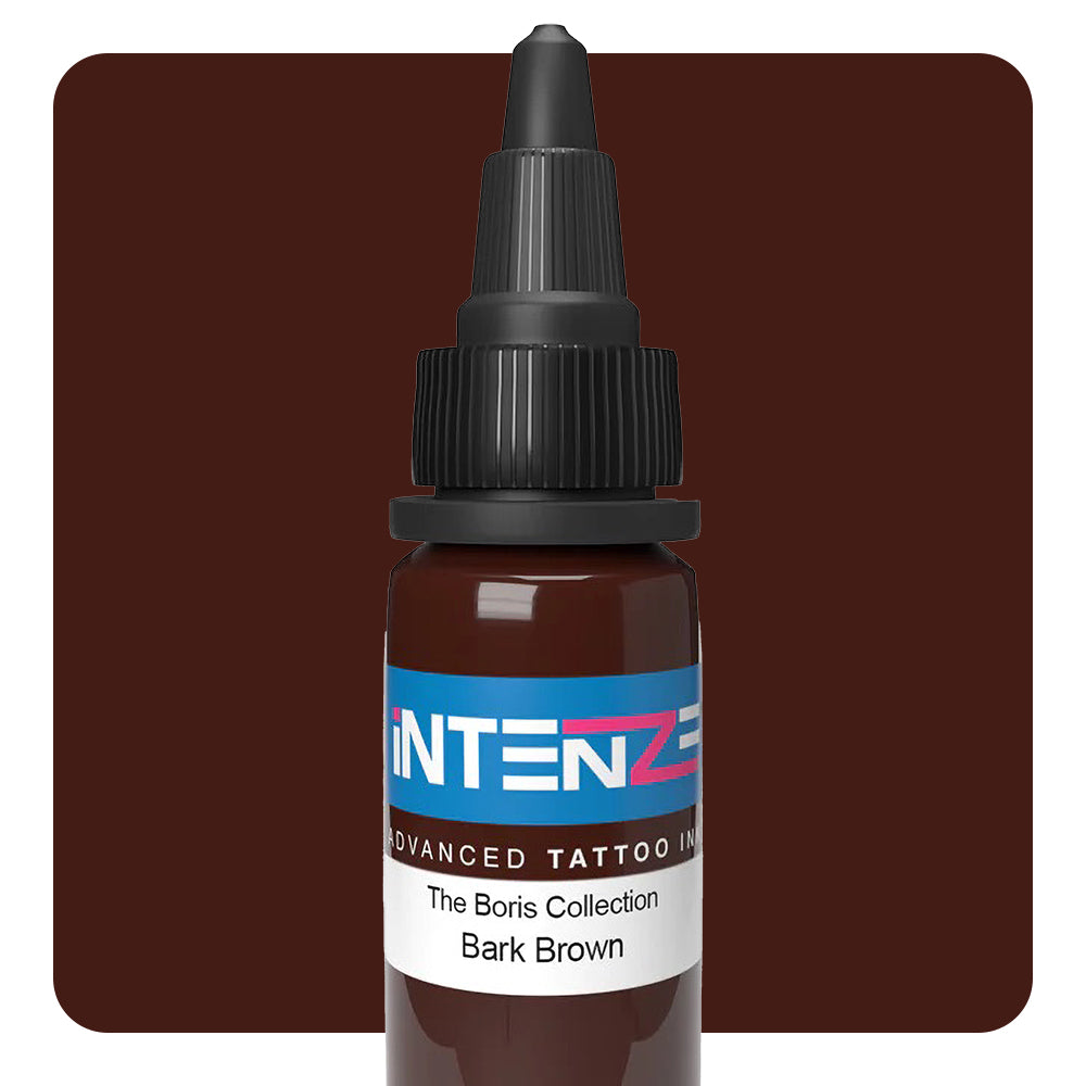 Boris Series Bark Brown Tattoo Ink - Professional Tattoo Supplies - Various Sizes Available for Tattoo Artists & Enthusiasts - Perfect for Realism, Portrait & Blackwork Tattoos