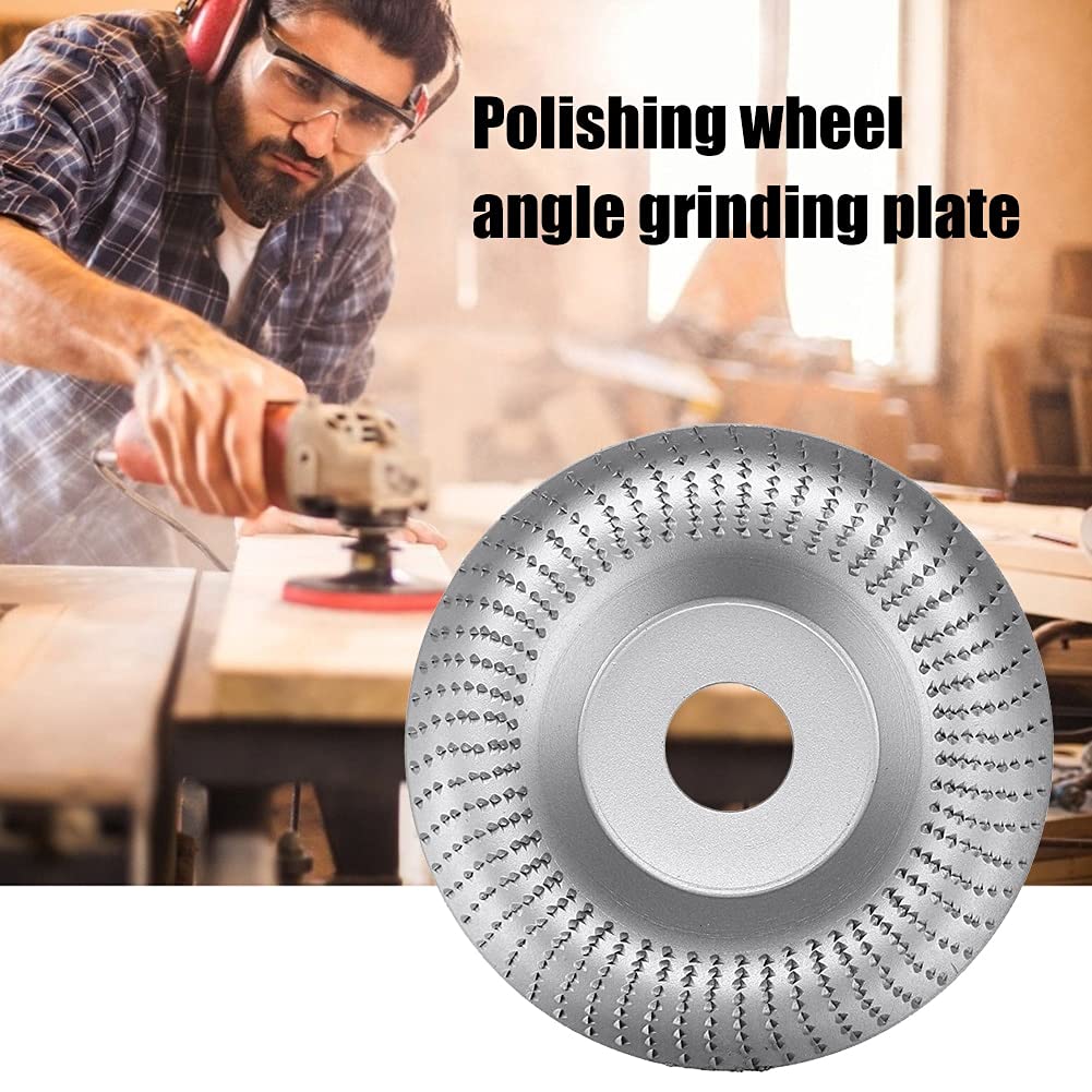 2PCS Wood Shaping Discs for Angle Grinder - 6 Teeth Rotary Abrasive Carving Discs for Woodworking, Sanding & Polishing - Perfect for DIY Projects, Furniture Making & Crafting