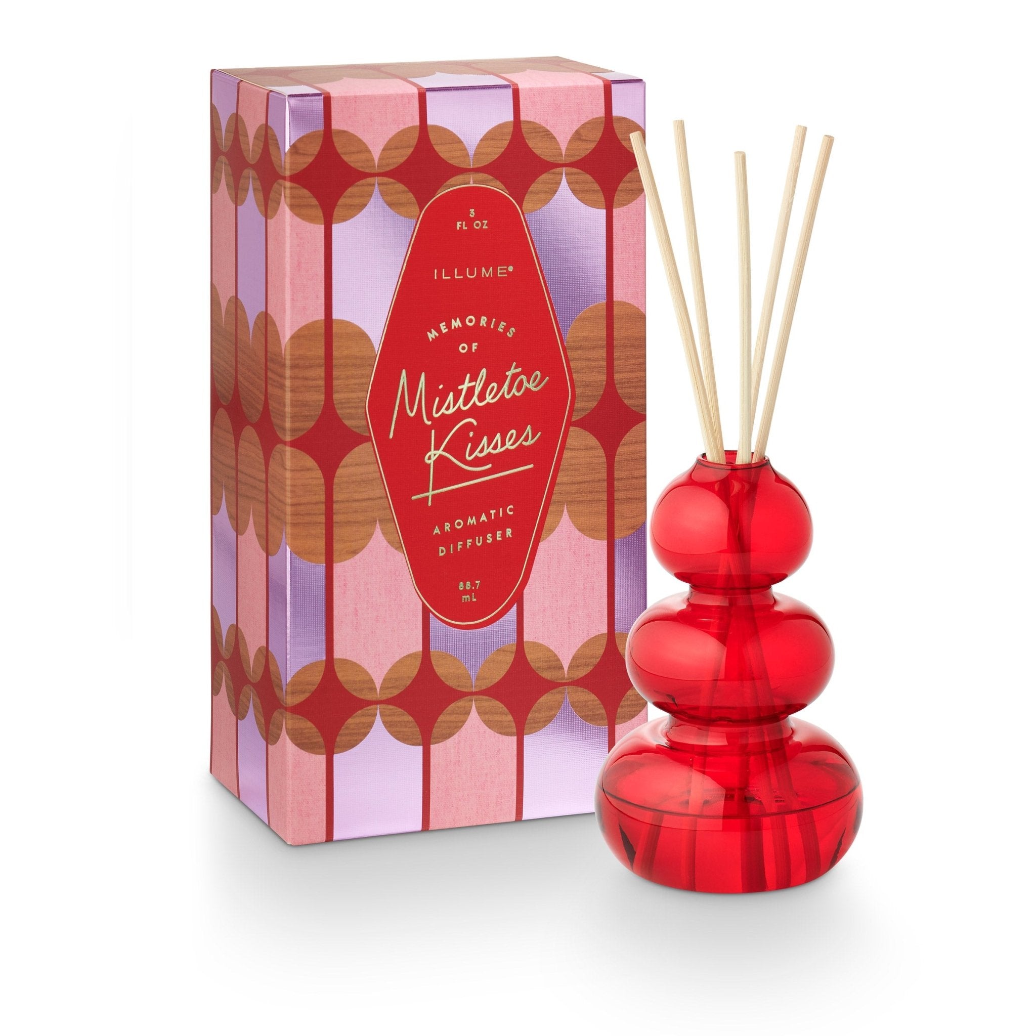 Mistletoe Kisses Essential Oil Diffuser - Aromatherapy Ultrasonic Humidifier for Home, Office & Spa - Perfect for Relaxation, Stress Relief & Holiday Decor