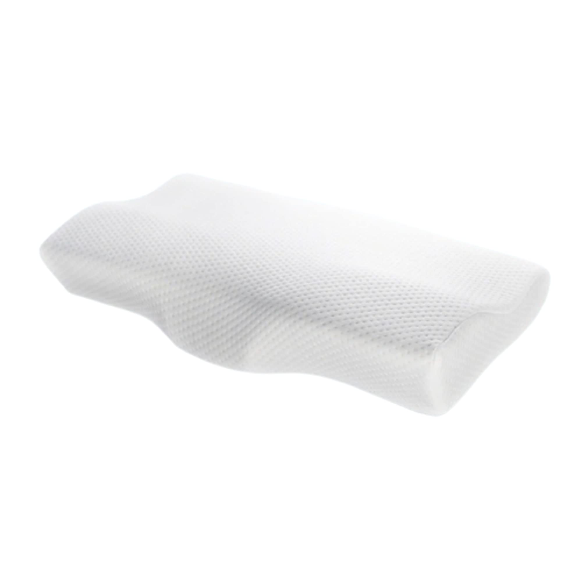 **Orthopedic Memory Foam Wedge Pillow for Back & Side Sleepers - Neck & Shoulder Pain Relief, Bed Sitting Support (White, 60x34x11cm) - Ideal for Reading, Watching TV, and Post-Surgery Recovery**