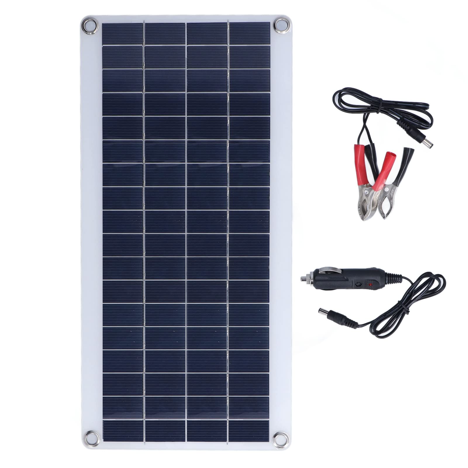 8W Flexible Solar Panel Kit - Portable, Lightweight & Durable Solar Battery Charger for Home Roof, RV, Boat & Marine Use - Perfect for Off-Grid Power, Camping & Emergency Backup
