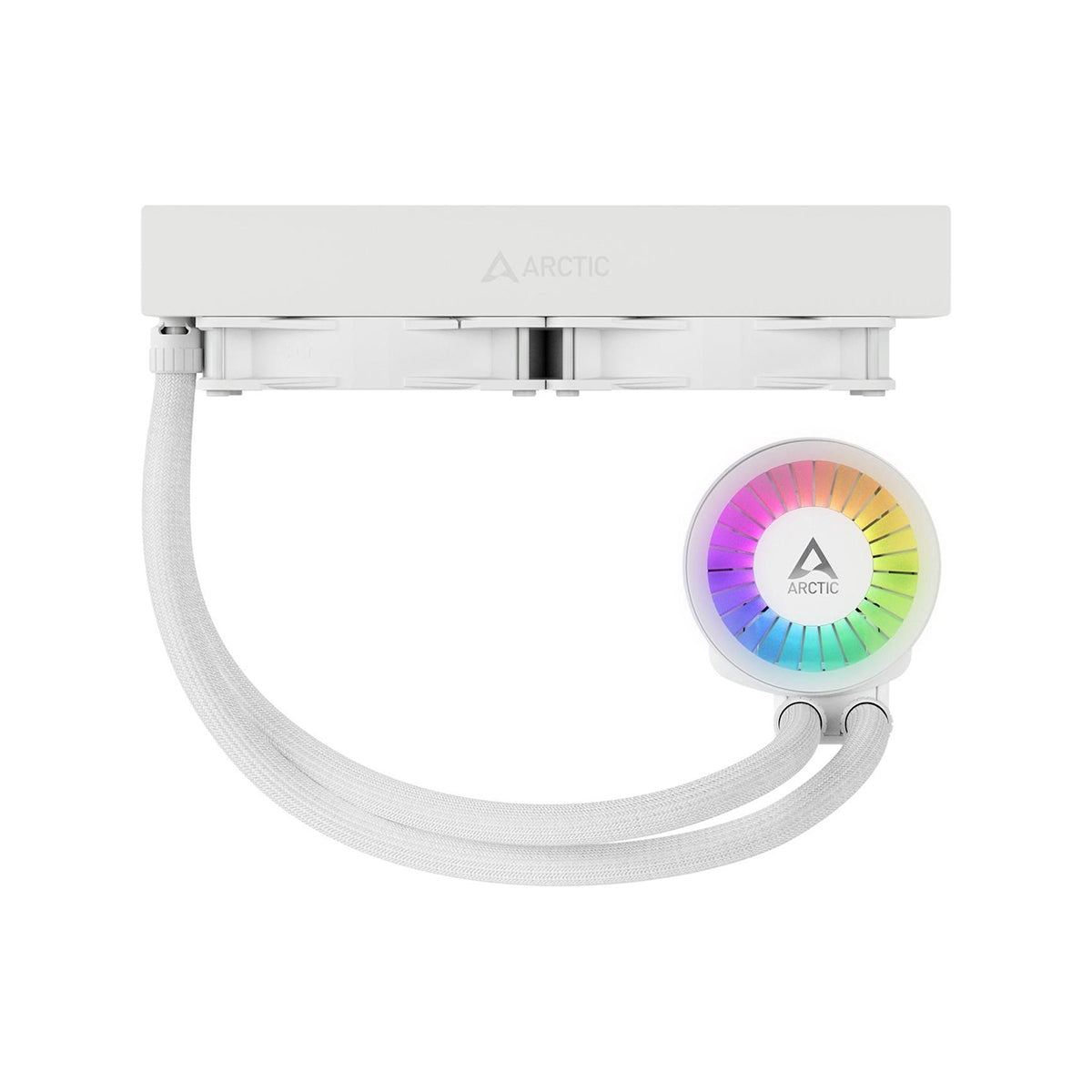 Arctic Liquid Freezer III 280mm RGB AIO Liquid CPU Cooler - High Performance White Water Cooling System for Gaming PC & Workstation | Perfect for Overclocking & Silent Operation