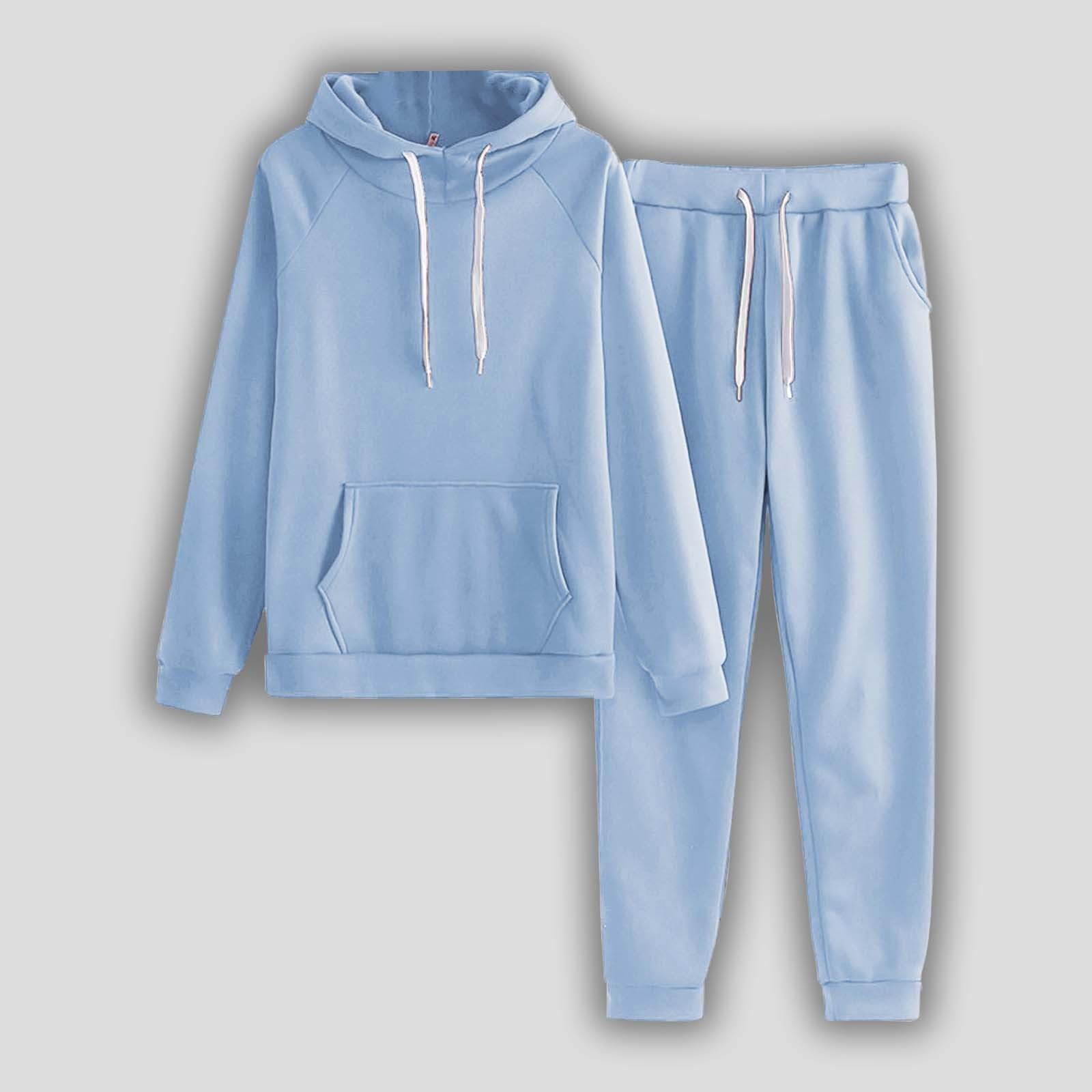 JMMSlmax Women's 2-Piece Lounge Set - Elegant Long Sleeve Pullover Top & Pants Outfit for Casual Wear, Work from Home & Relaxation