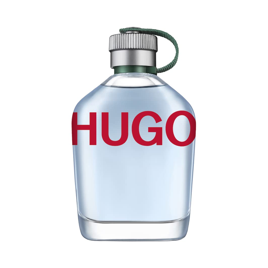 Hugo Boss Hugo Man Eau de Toilette for Men - Aromatic Fougère Cologne with Green Apple & Fir Balsam Notes - Long Lasting Fragrance Spray - Perfect for Date Night, Office & Special Occasions