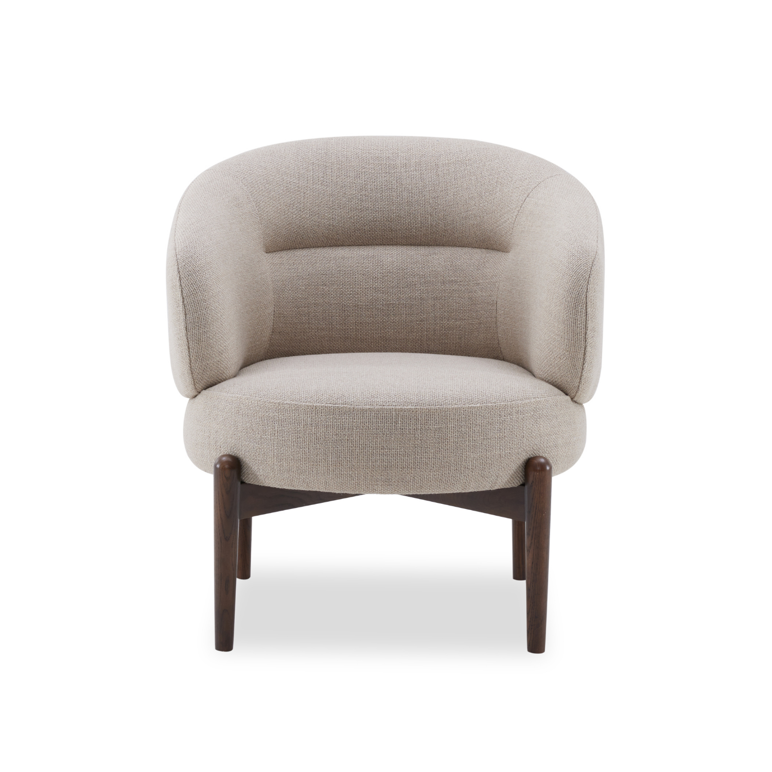 Bloor Accent Chair in Link Ecru - Modern Upholstered Lounge Chair for Living Room, Bedroom, or Office - Perfect for Reading, Relaxing, and Home Decor