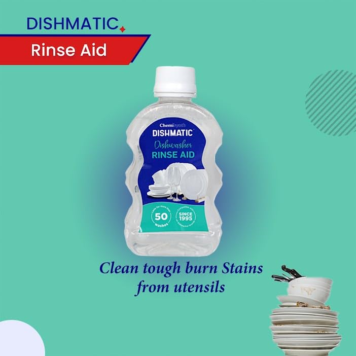 Eco-Friendly Dishwasher Salt and Rinse Aid Combo (250ml Liquid + 1KG Powder) for Automatic Dishwashers - Streak-Free Shine & Spotless Dishes - Perfect for Daily Dishwashing & Glassware Care