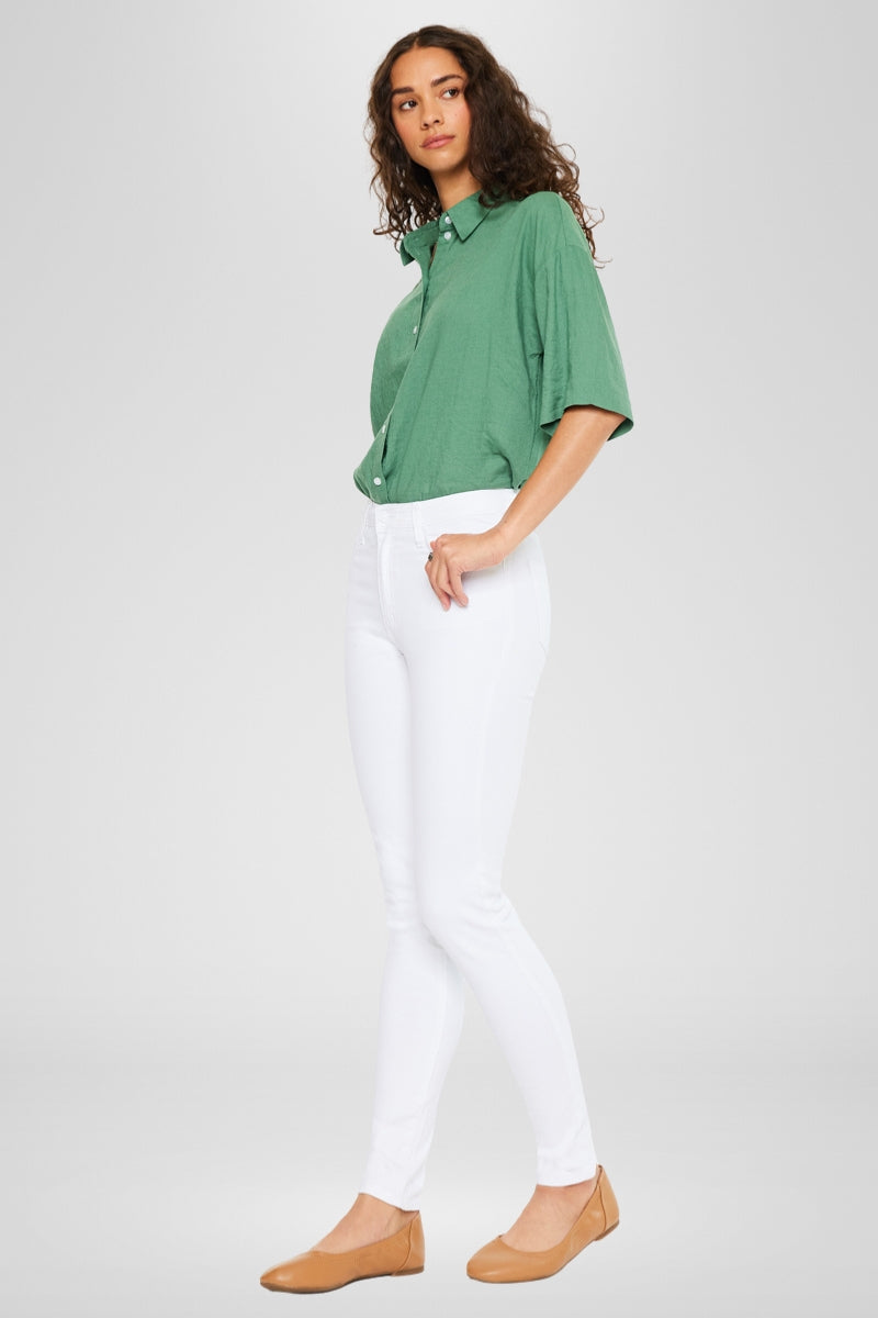 Julija Essentials High Rise Super Skinny Jeans for Women - Stretch Denim Pants Slim Fit Ankle Length - Perfect for Casual Wear, Night Out & Office Outfits