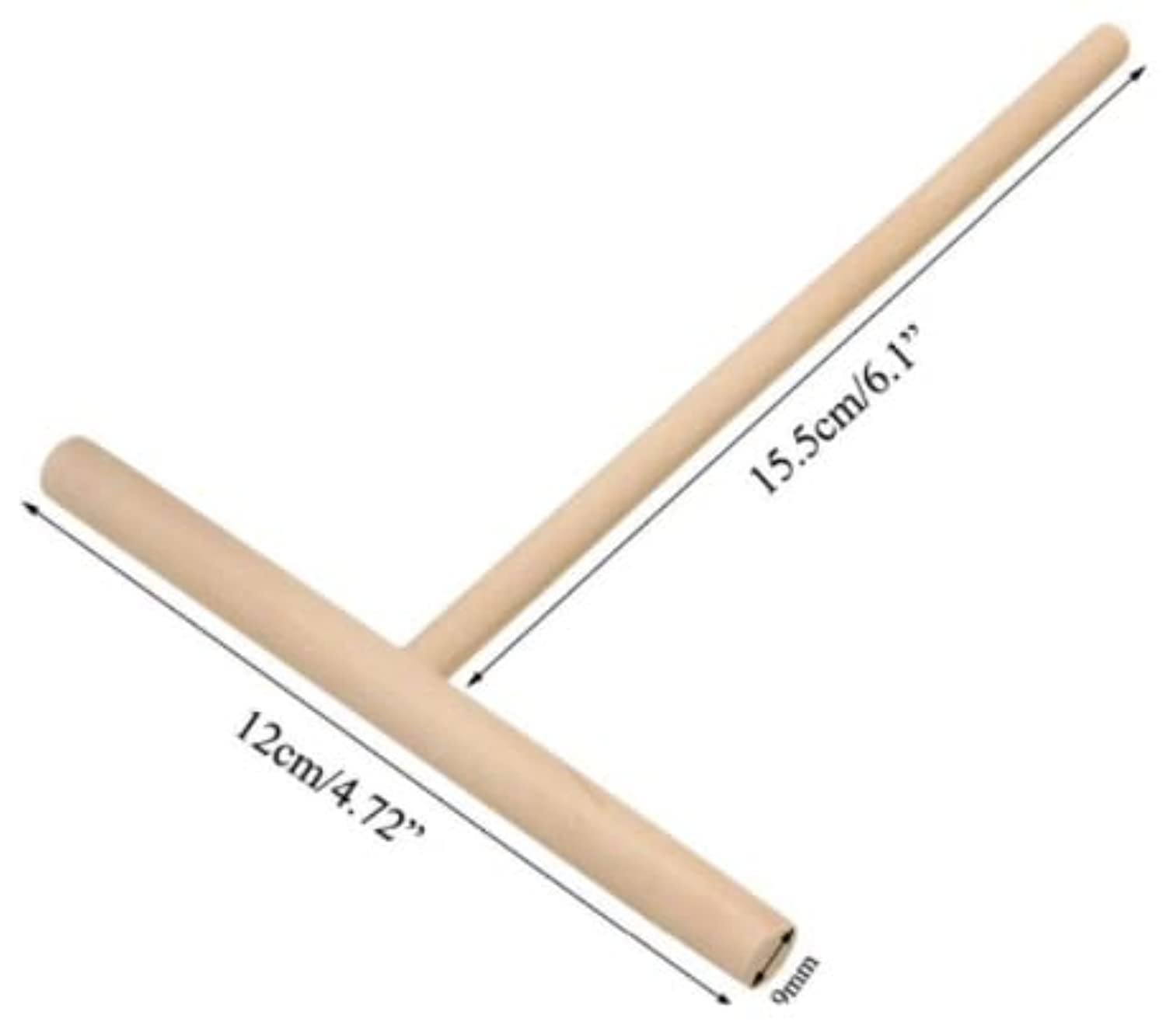 Pre-Assembled HipGirl Wooden Crepe Spreader & Pancake Tool Set - Dosa, Roti, Tortilla & Galette Maker - Perfect for Griddle Cooking, Breakfast Crepes & Flatbread Making Accessories